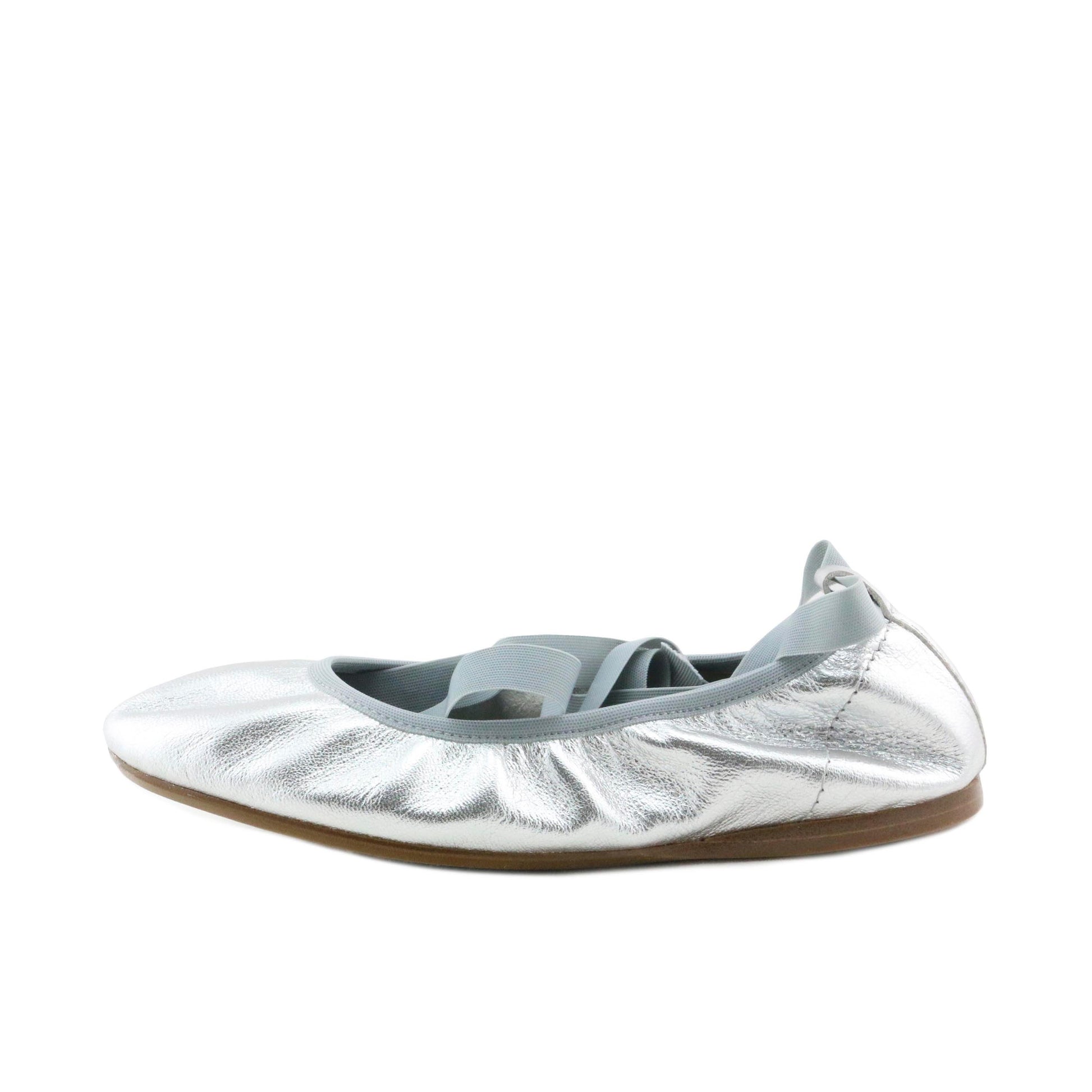 Bailarina plateado con cintas 155 de Eli - 0155-45-1.jpg