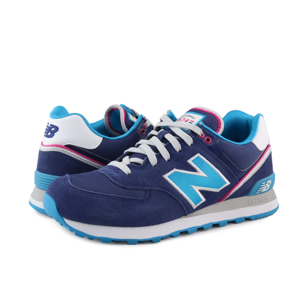 Deportiva azul con cordón WL574 de New Balance - WL574-7-2.jpg