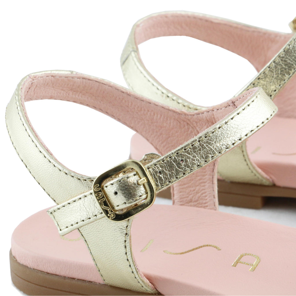 Sandalia plana champán con hebilla LARYN de Unisa - LARYN-110-6.jpg