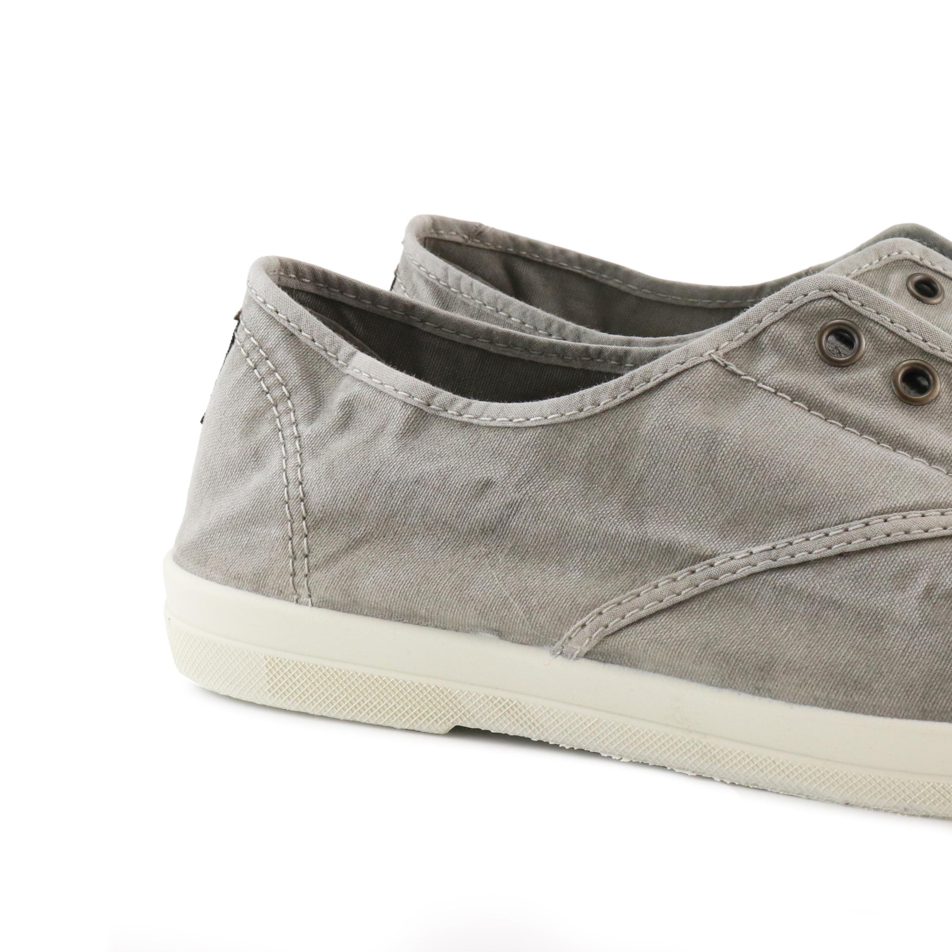 Zapatilla gris claro de elástico LONA3102 Natural World - LONA3102-349-5.jpg