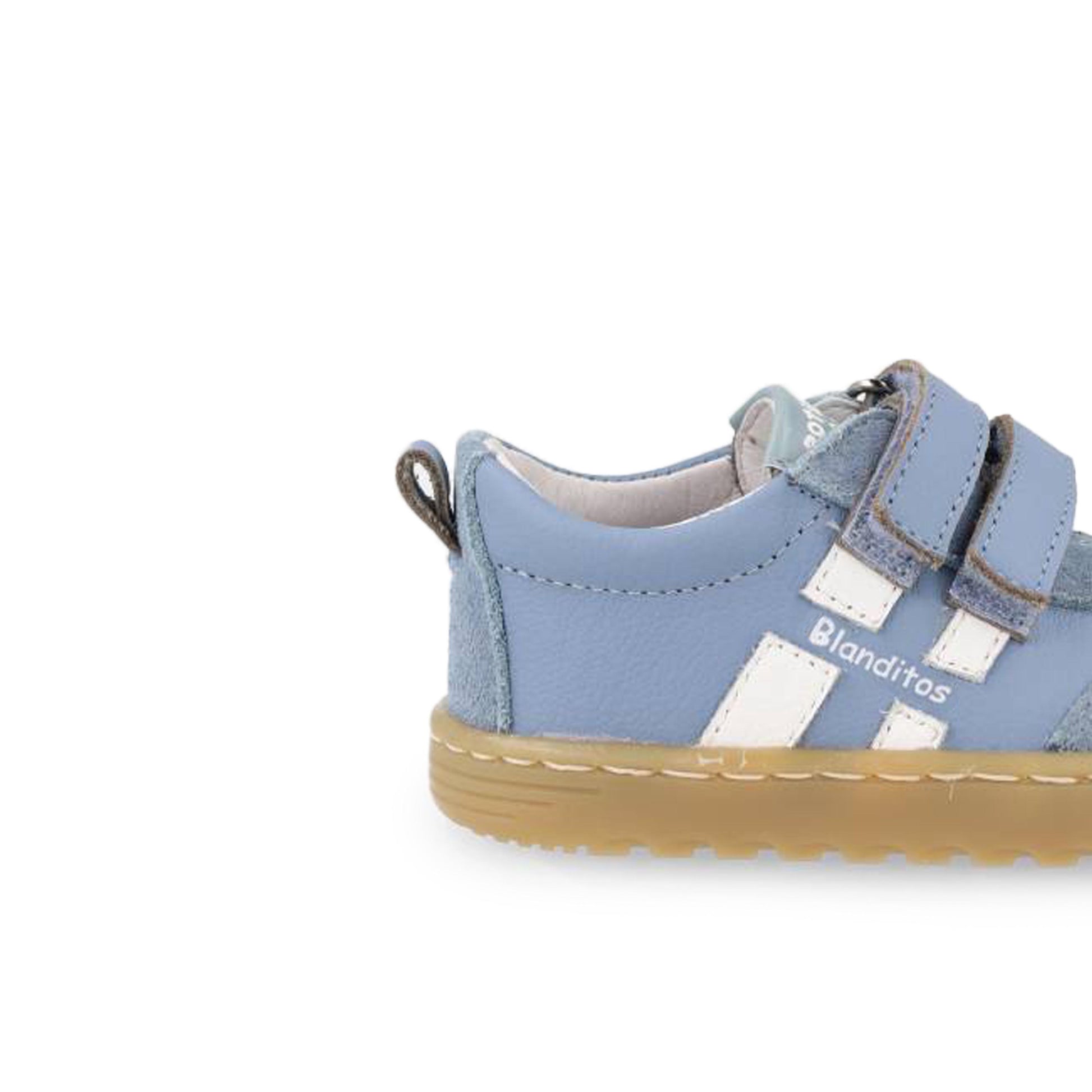 Deportiva barefoot celeste oscuro de velcro LISBOA Blanditos - LISBOA-15-5.jpg