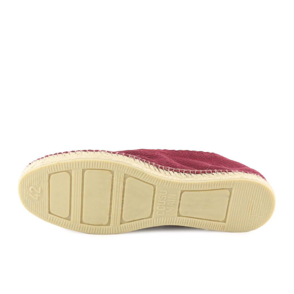 Alpargata plana cerrada burdeos 70 de Jeromín - 070-13-4.jpg