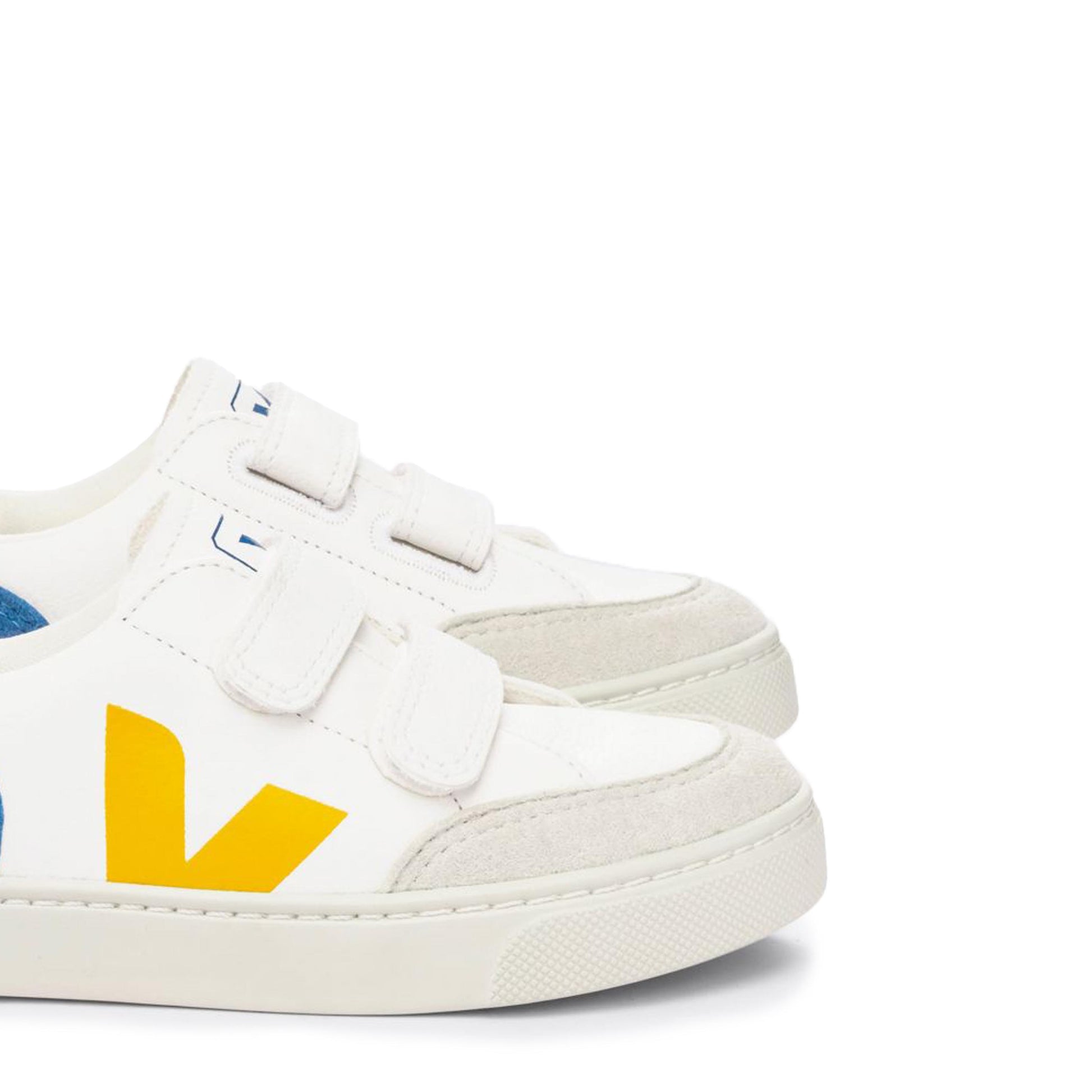 Deportiva blanco/amarillo/azul con velcro V12VEL Veja - V12VEL-498-6.jpg