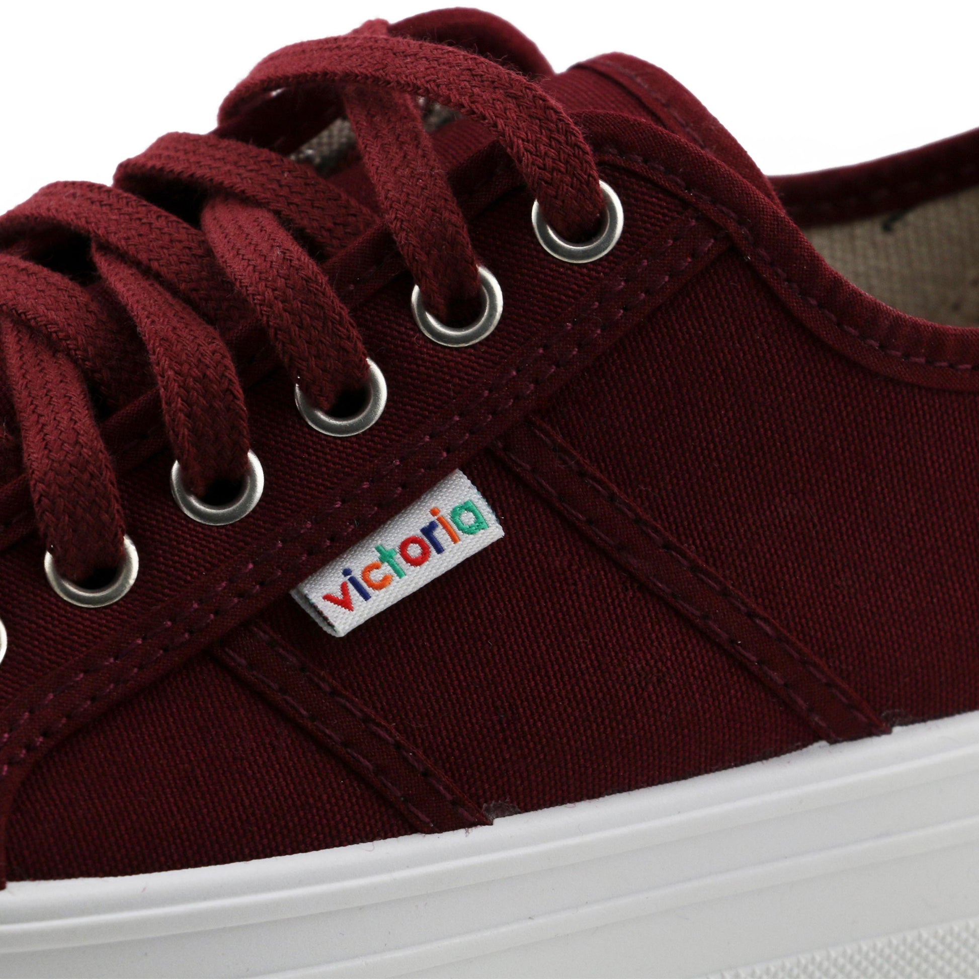Zapatilla burdeos con cordón 9200 de Victoria - 09200-13-5.jpg