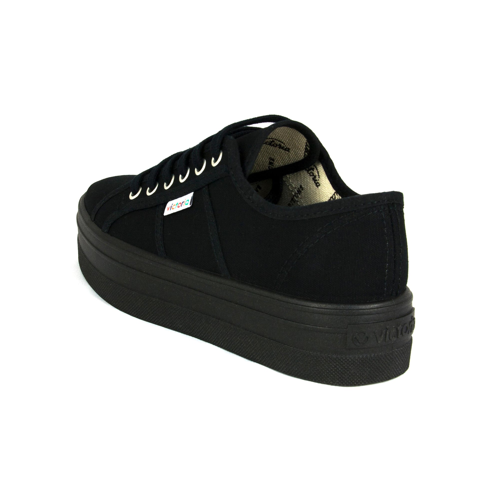 Zapatilla casual negro con cordón 9200 de Victoria - 09200-20-4.jpg