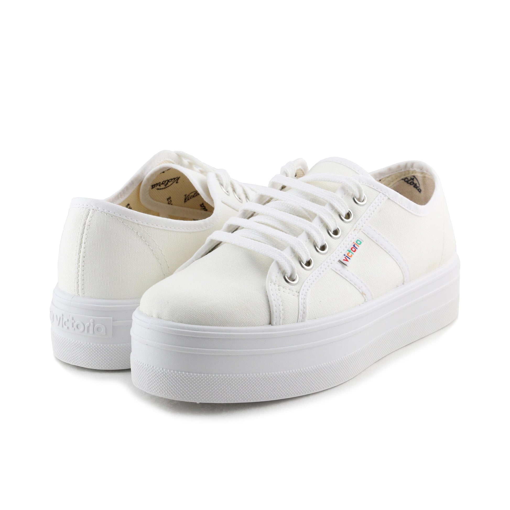 Zapatilla casual blanco con cordón 9200 de Victoria - 09200-30-2.jpg