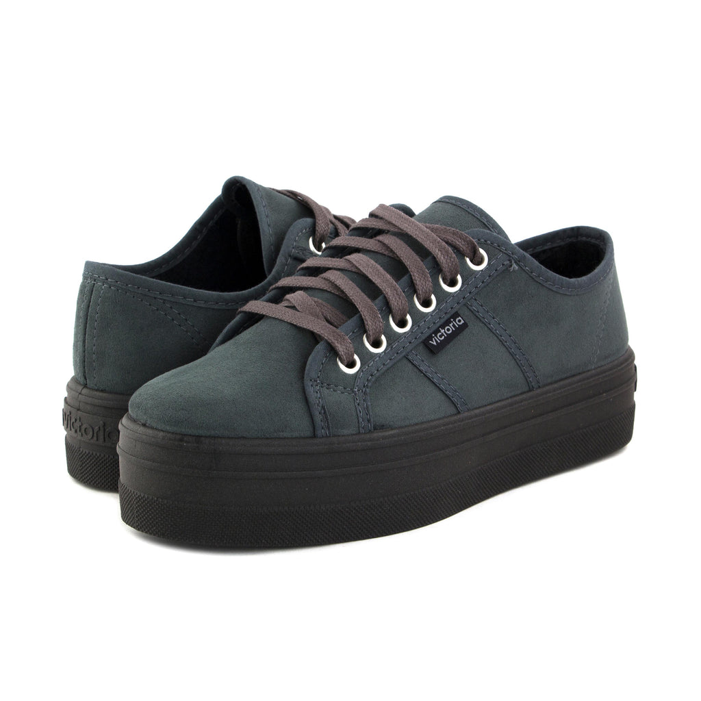 Zapatilla casual gris con cordón 9205 de Victoria - 09205-16-2.jpg