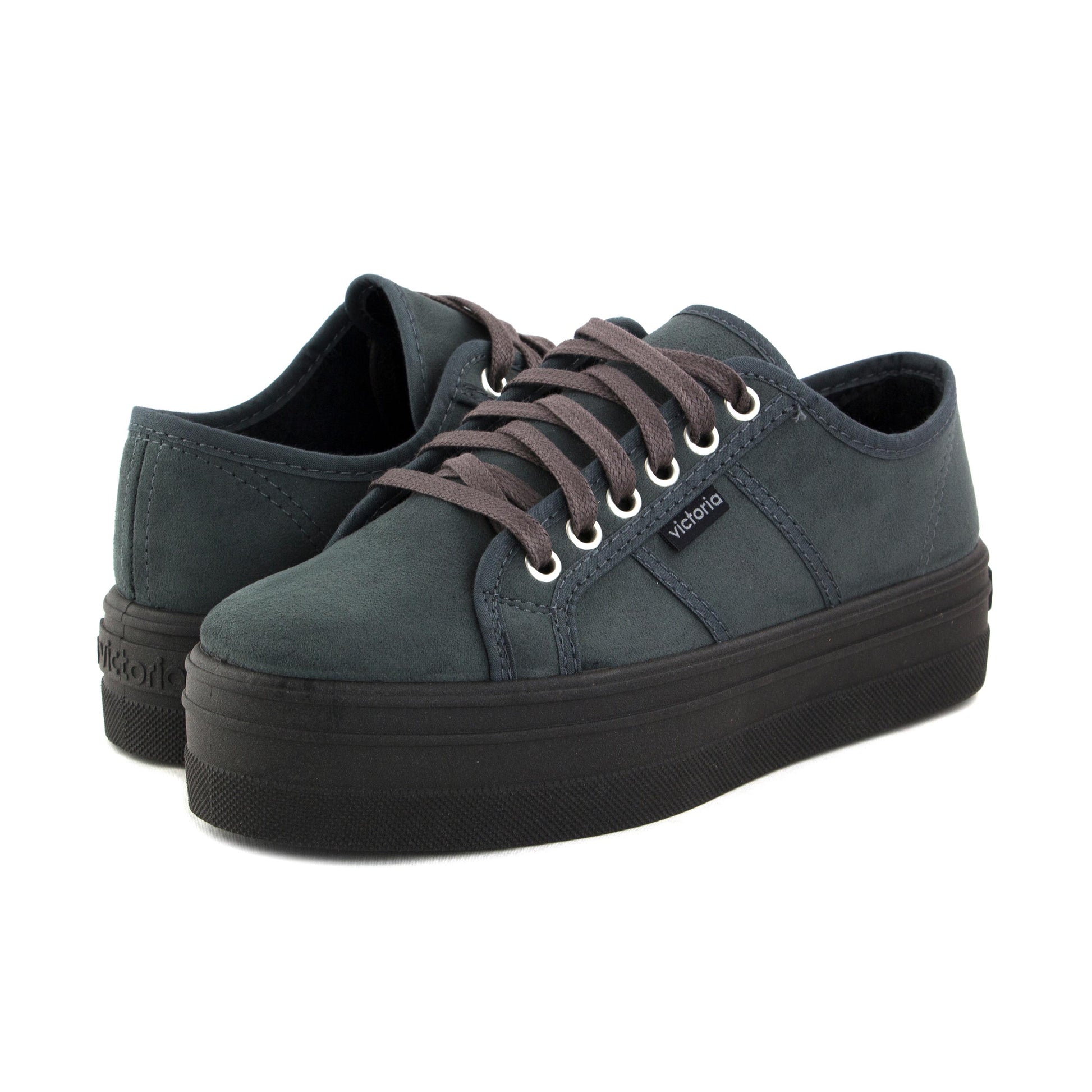 Zapatilla casual gris con cordón 9205 de Victoria - 09205-16-2.jpg