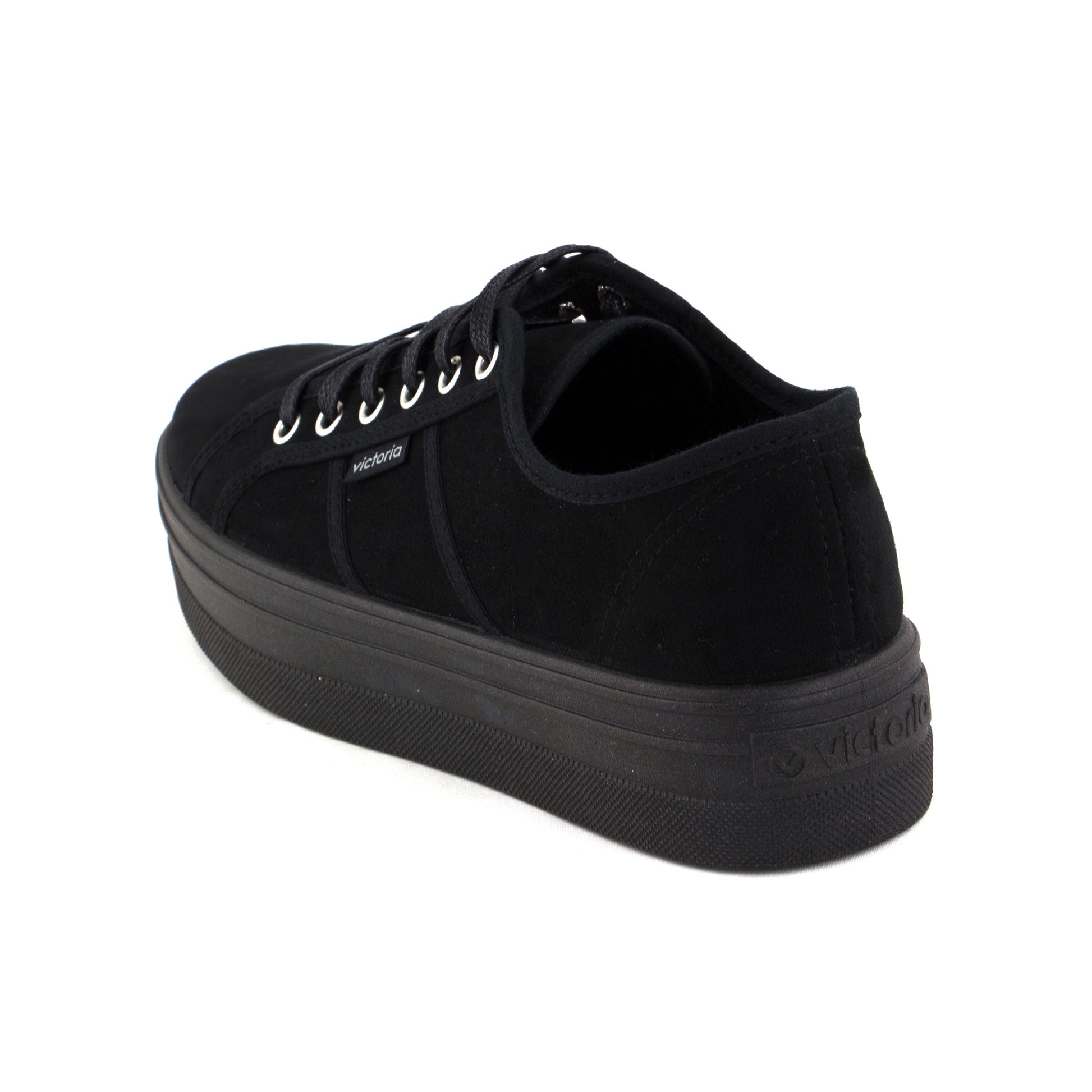 Zapatilla casual negro con cordón 9205 de Victoria - 09205-20-4.jpg