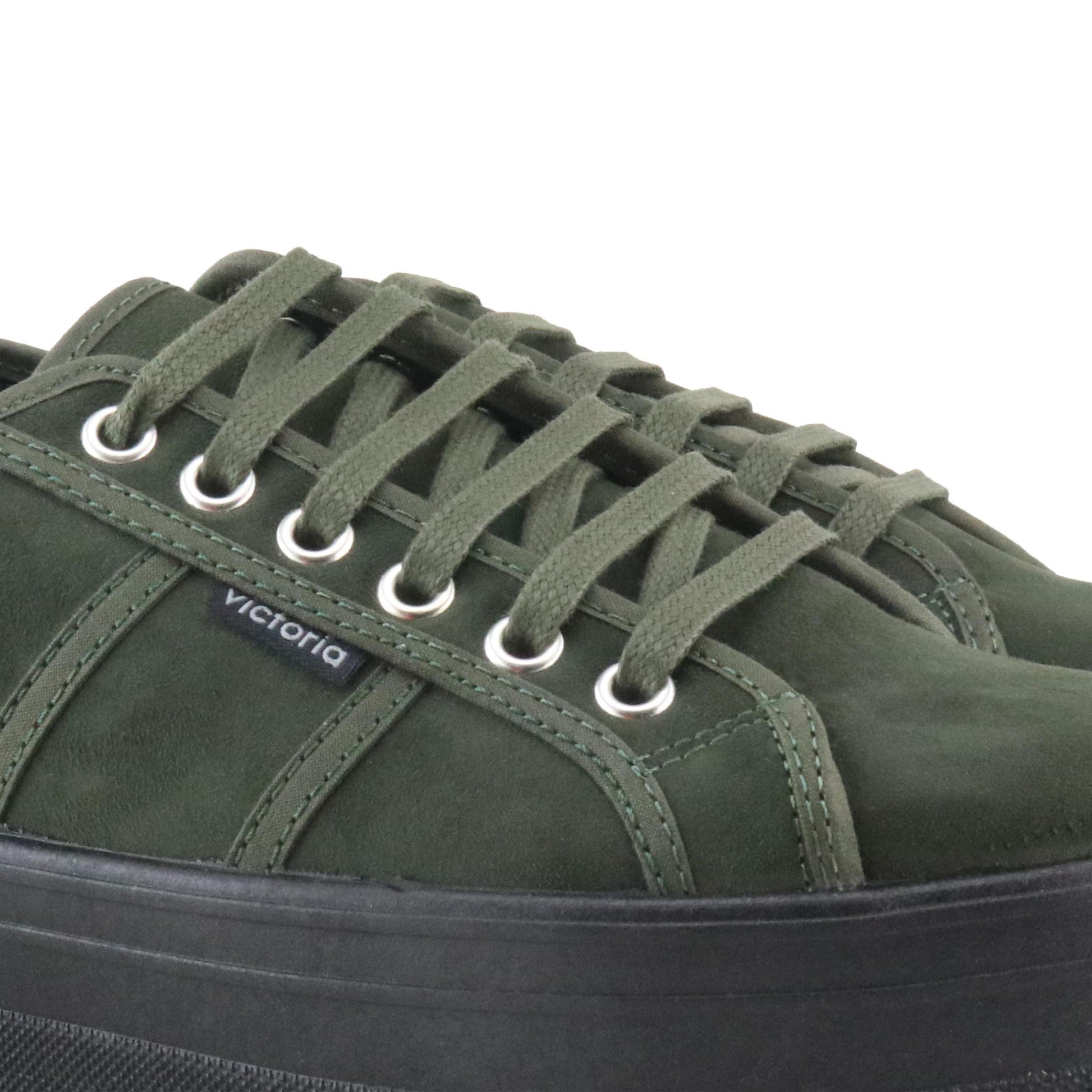 Zapatilla casual kaki con cordón 9205 de Victoria - 09205-33-5.jpg