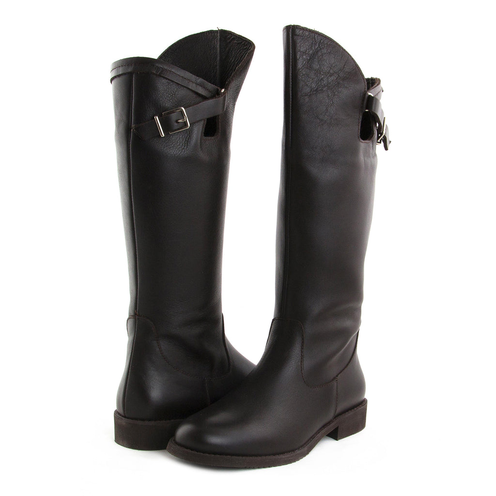 Bota marrón con cremallera BUCLE de Jeromín - BUCLE-12-2.jpg