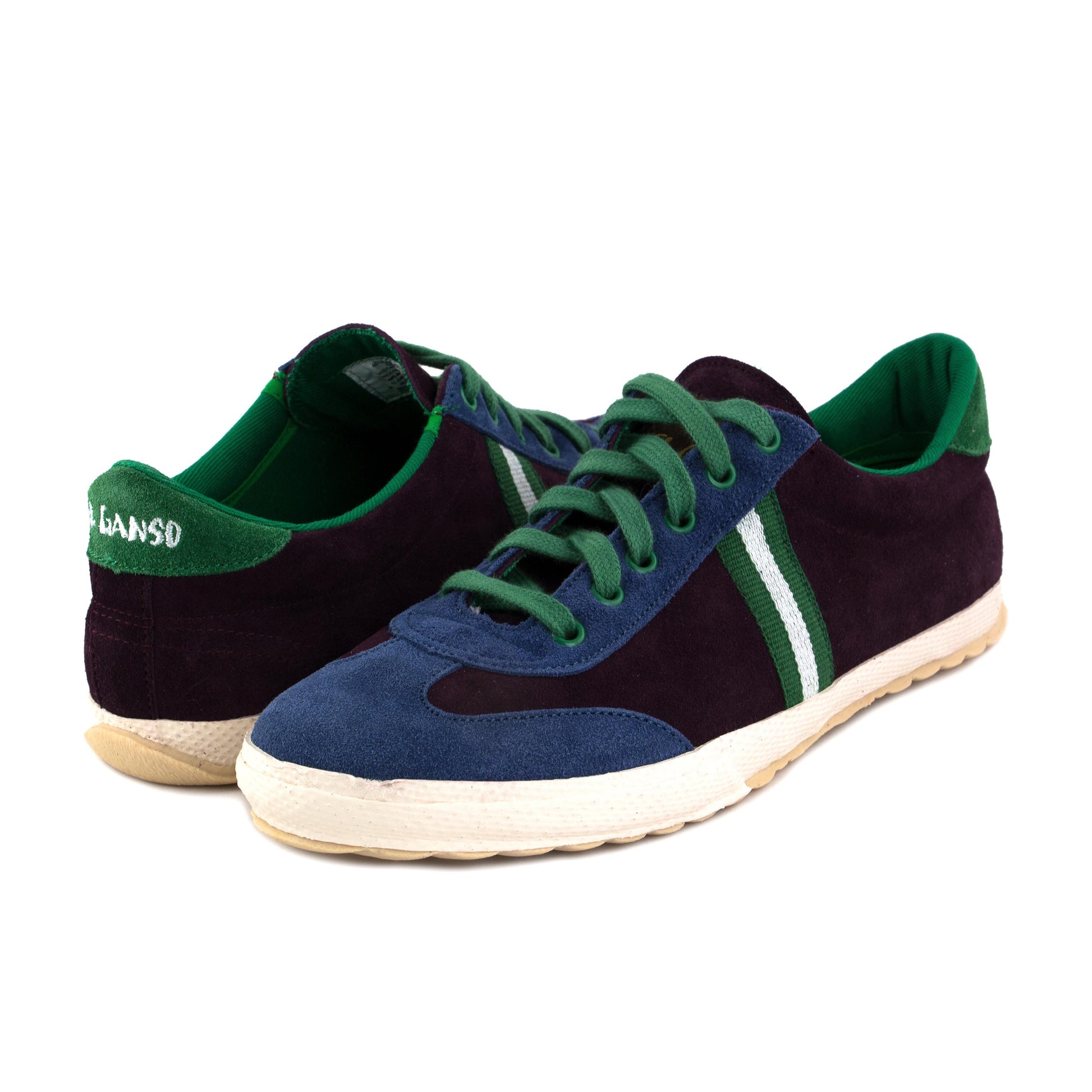 Zapatilla ante berenjena con cordón MATCH El Ganso - MATCH-91-2.jpg