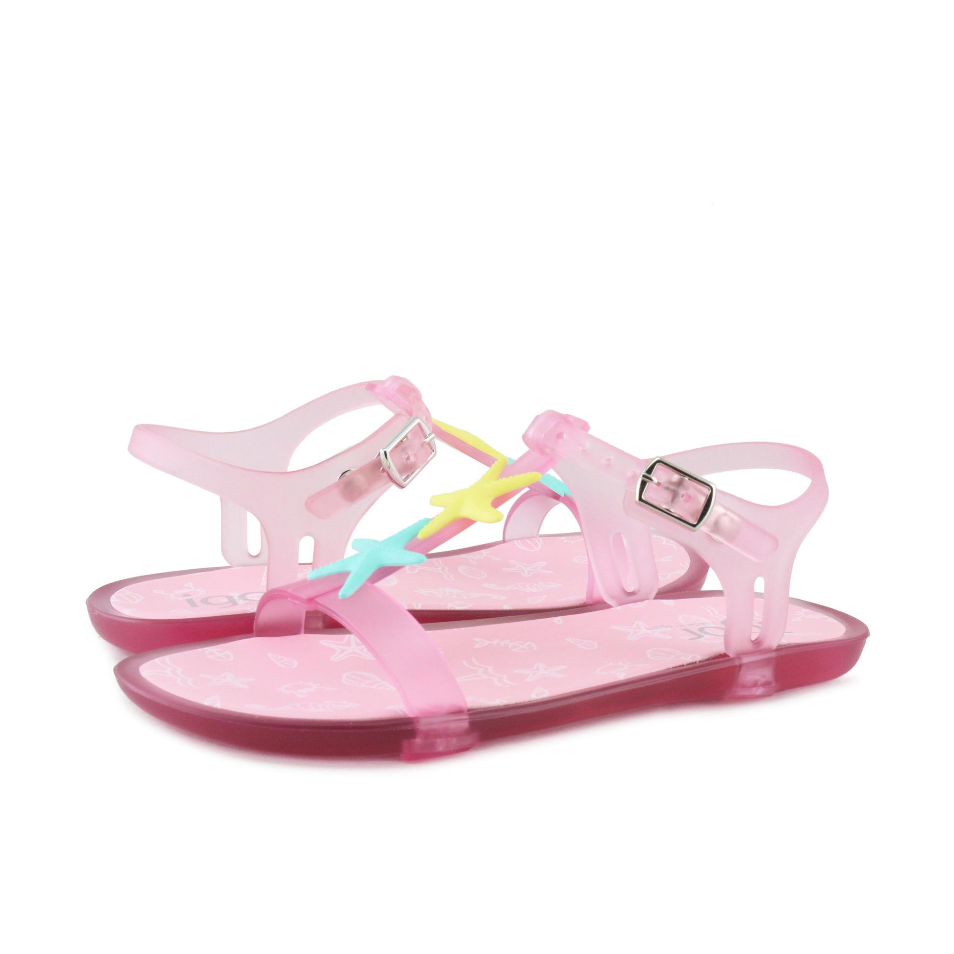 Sandalia fucsia con hebilla TRICIAESTRELLA de Igor - TRICIAESTRELLA-65-2.jpg