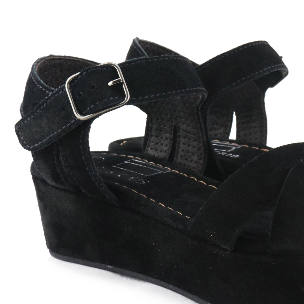 Sandalia de plataforma negro con hebilla LUXUCRUZ Jeromín - LUXUCRUZ-31-5.jpg