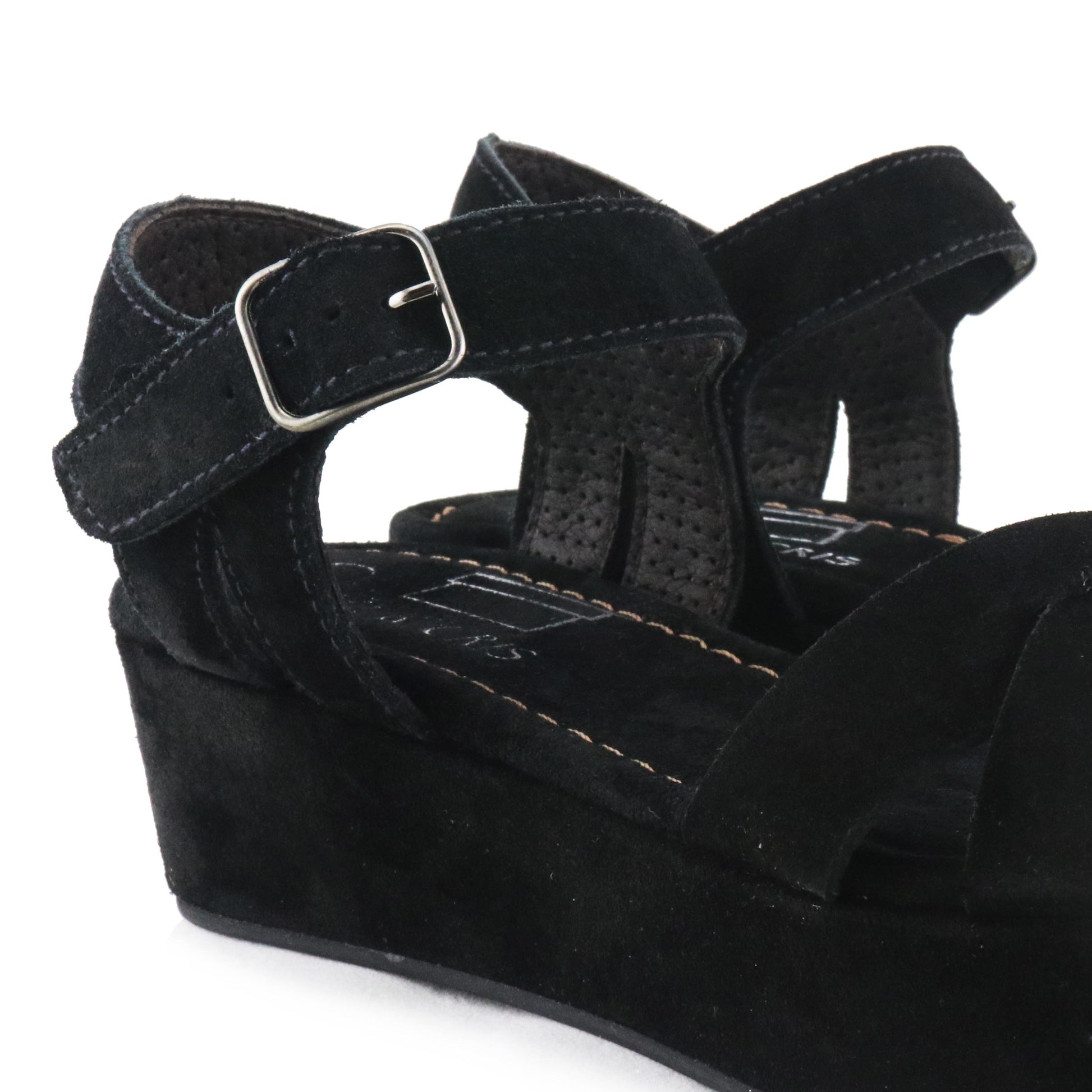Sandalia de plataforma negro con hebilla LUXUCRUZ Jeromín - LUXUCRUZ-31-5.jpg