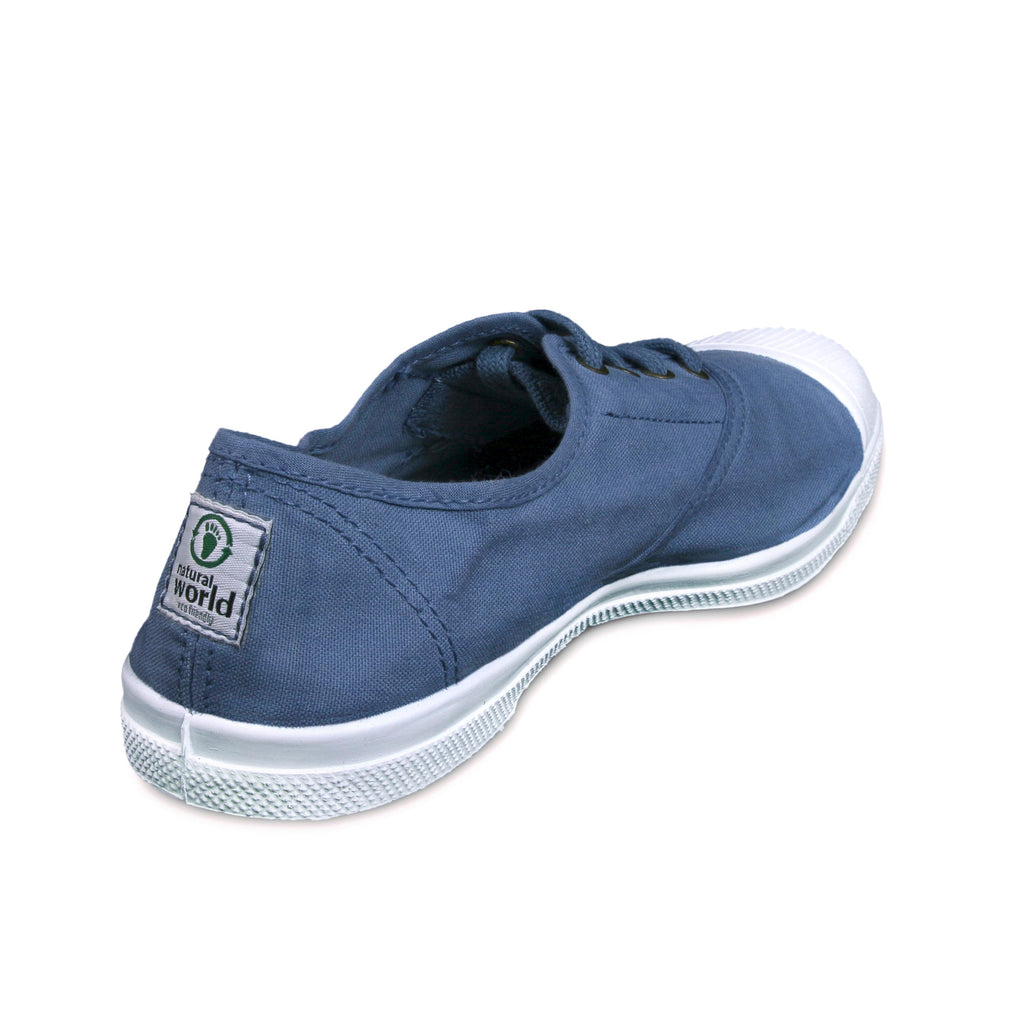 Zapatilla azul jeans de elástico LONA102 Natural World - LONA102-119-3.jpg