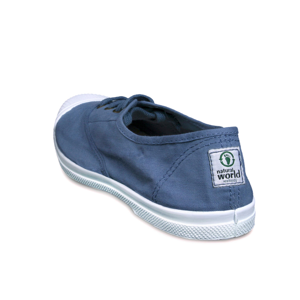 Zapatilla azul jeans de elástico LONA102 Natural World - LONA102-119-4.jpg