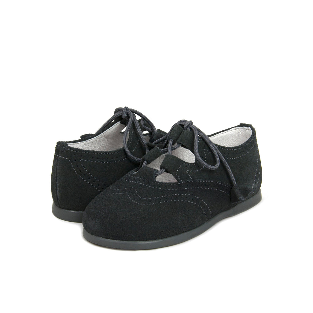 Angelito picado elegante ante gris con cordón 10317 Jeromín - 10317-121-2.jpg