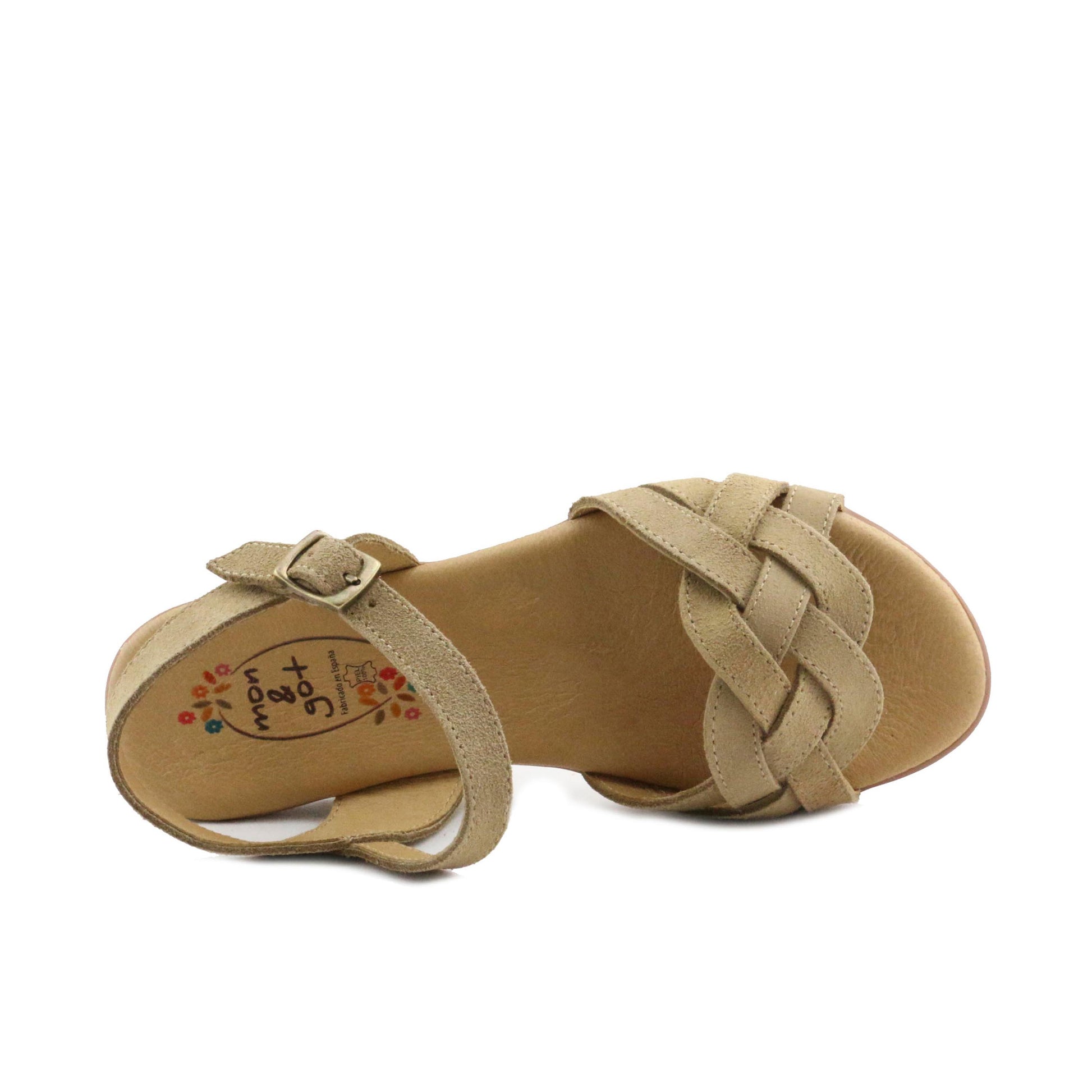 Sandalia plana camel con hebilla 1041 de Pepa & Cris - 1041-67-5.jpg