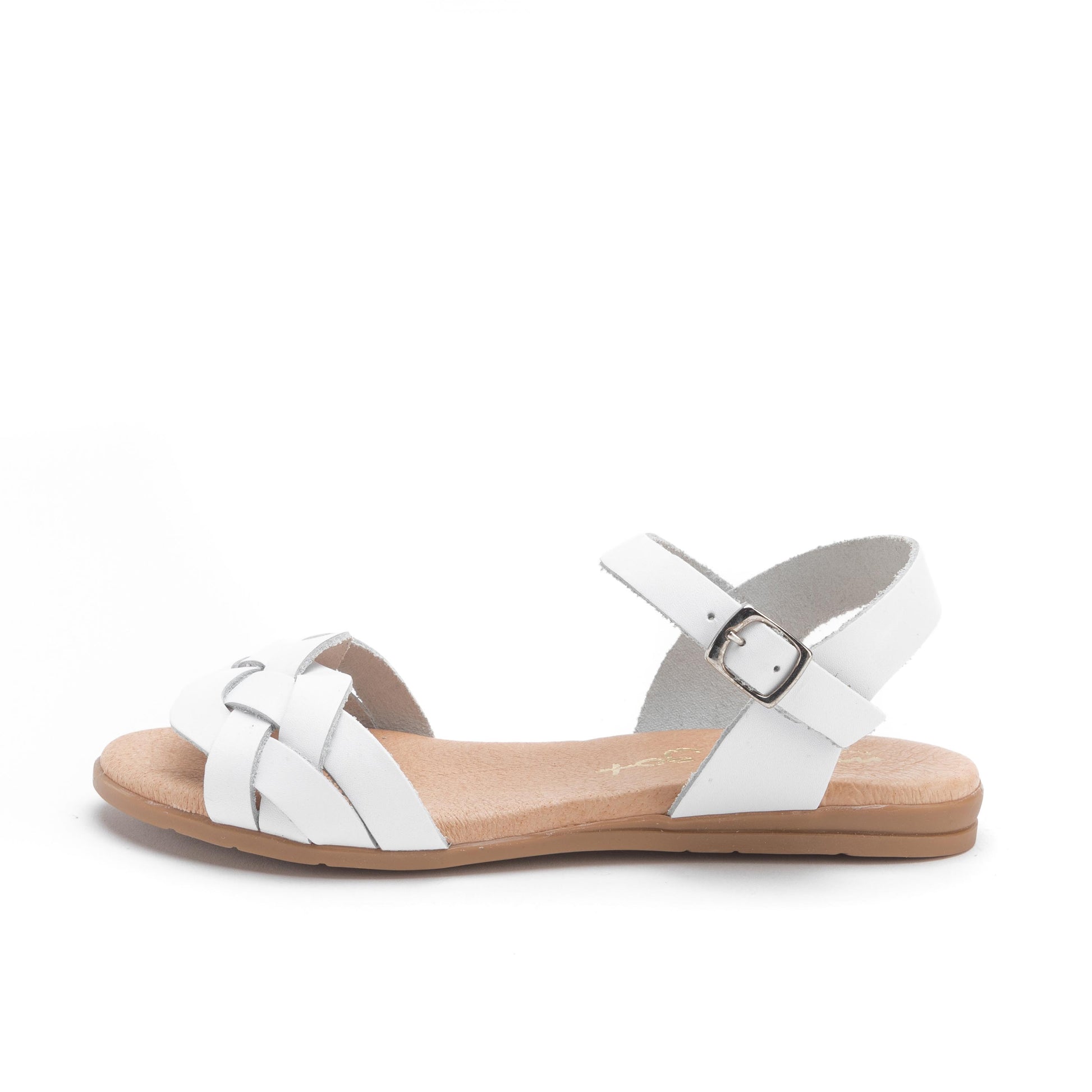 Sandalia plana blanco con hebilla 1041 de Pepa & Cris - 1041-30-1.jpg