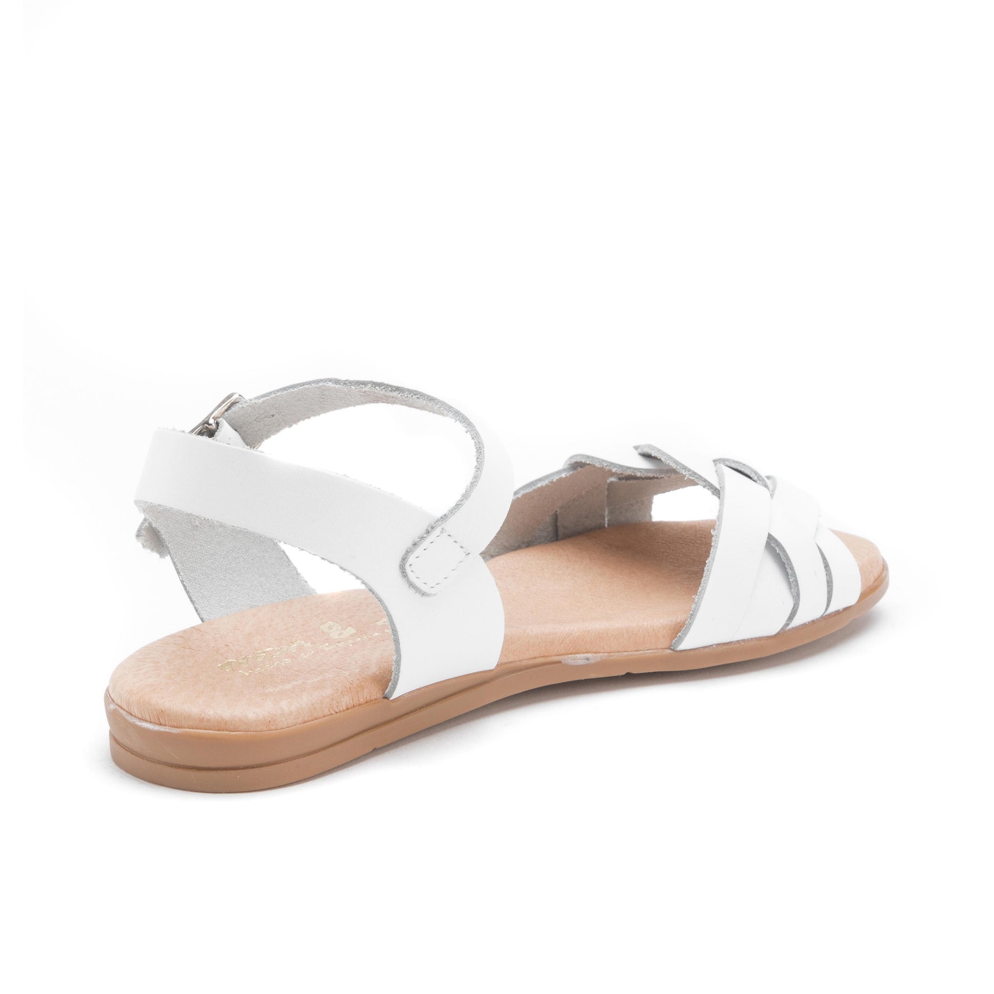 Sandalia plana blanco con hebilla 1041 de Pepa & Cris - 1041-30-3.jpg