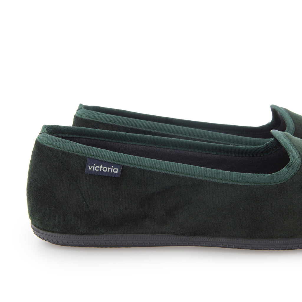 Zapatilla para casa cerrada verde botella 104911 Victoria - 104911-14-5.jpg