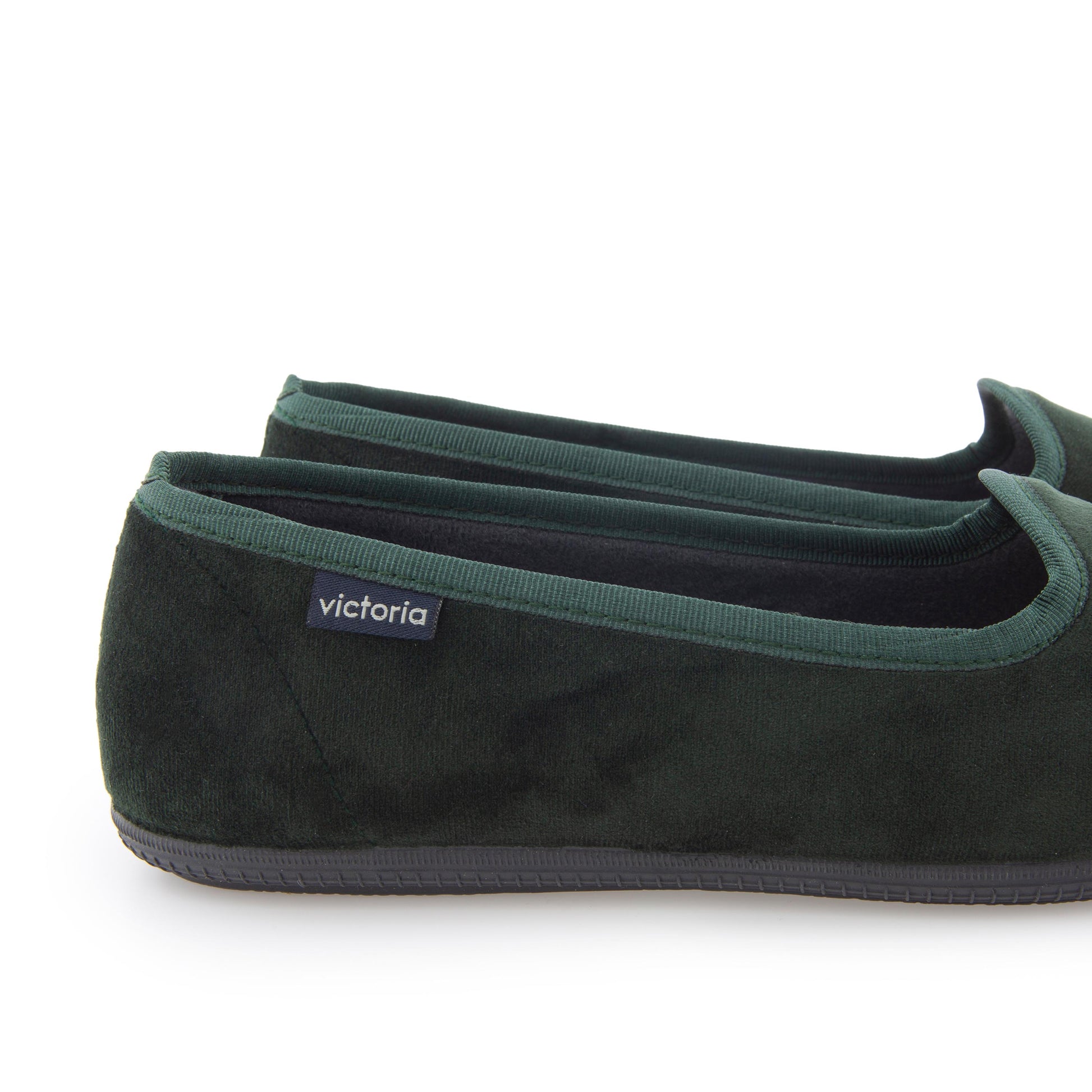 Zapatilla para casa cerrada verde botella 104911 Victoria - 104911-14-5.jpg