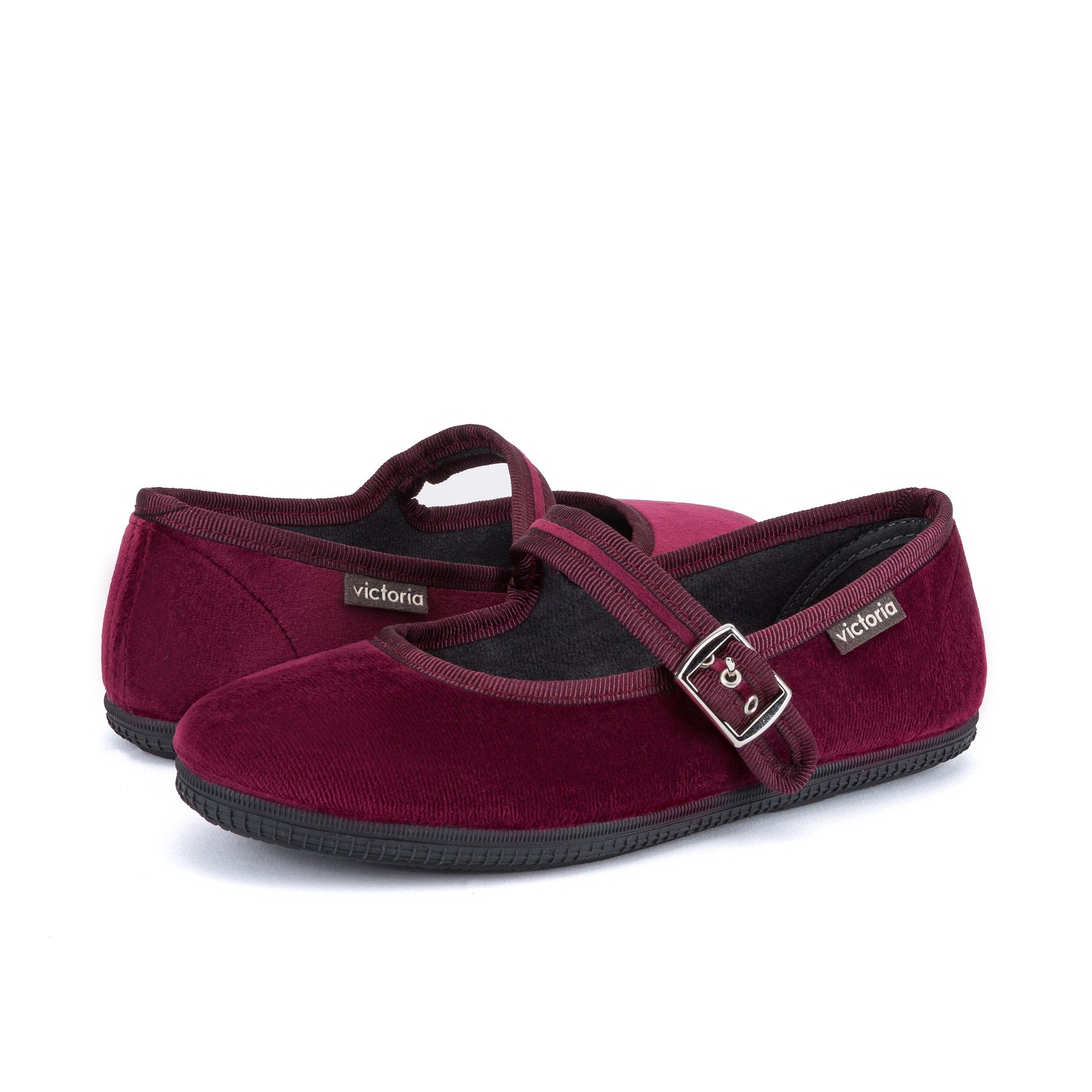 Mercedita burdeos con hebilla 104913 de Victoria - 104913-13-2.jpg