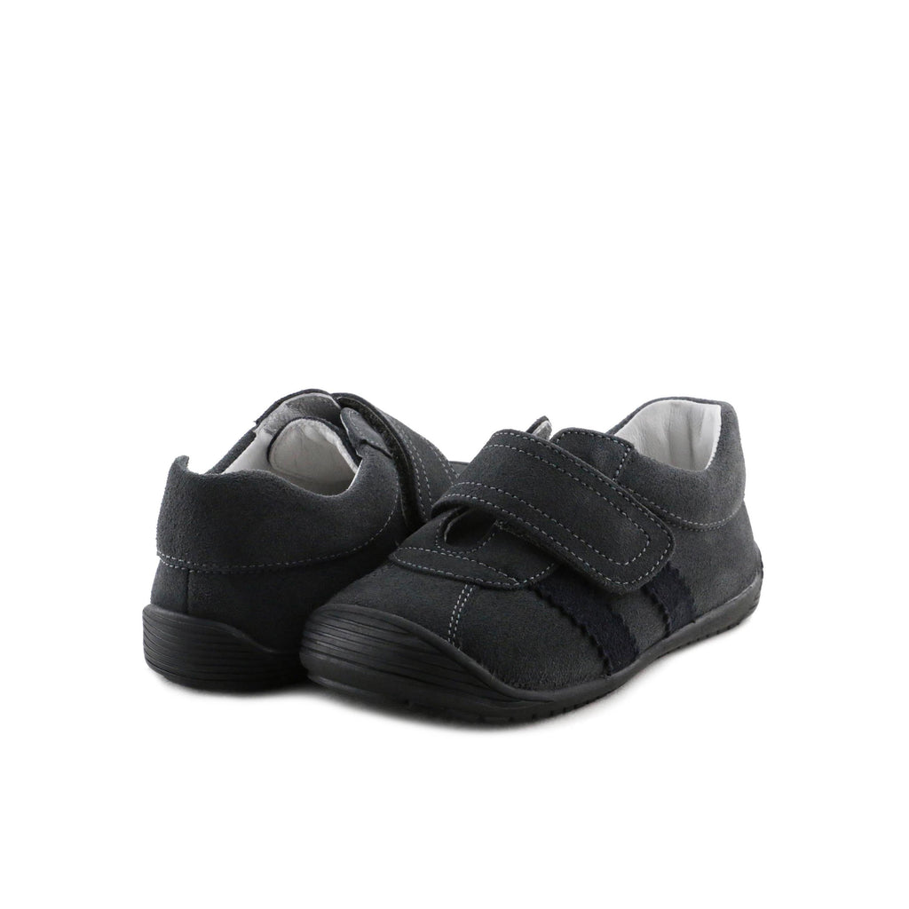 Blucher casual gris/azul con velcro 10514 de Jeromín - 10514-222-2.jpg