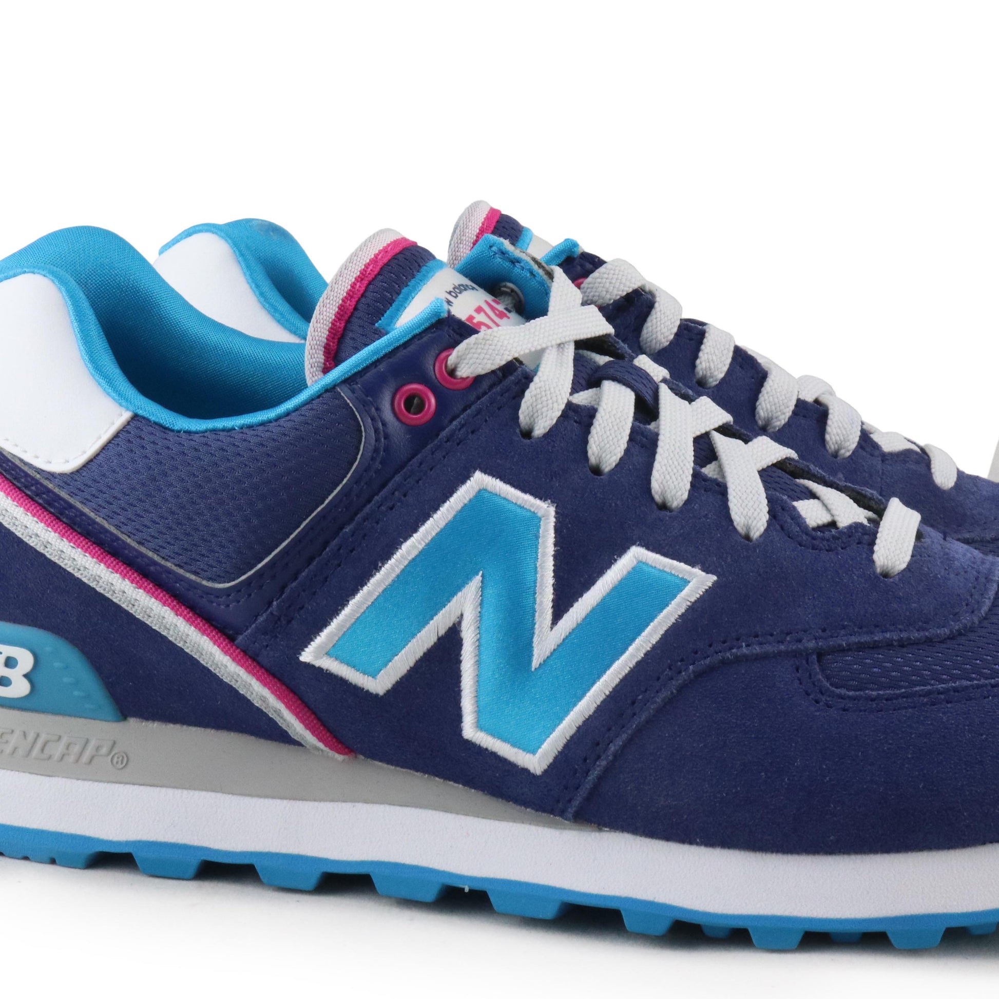 Deportiva azul con cordón WL574 de New Balance - WL574-7-5.jpg