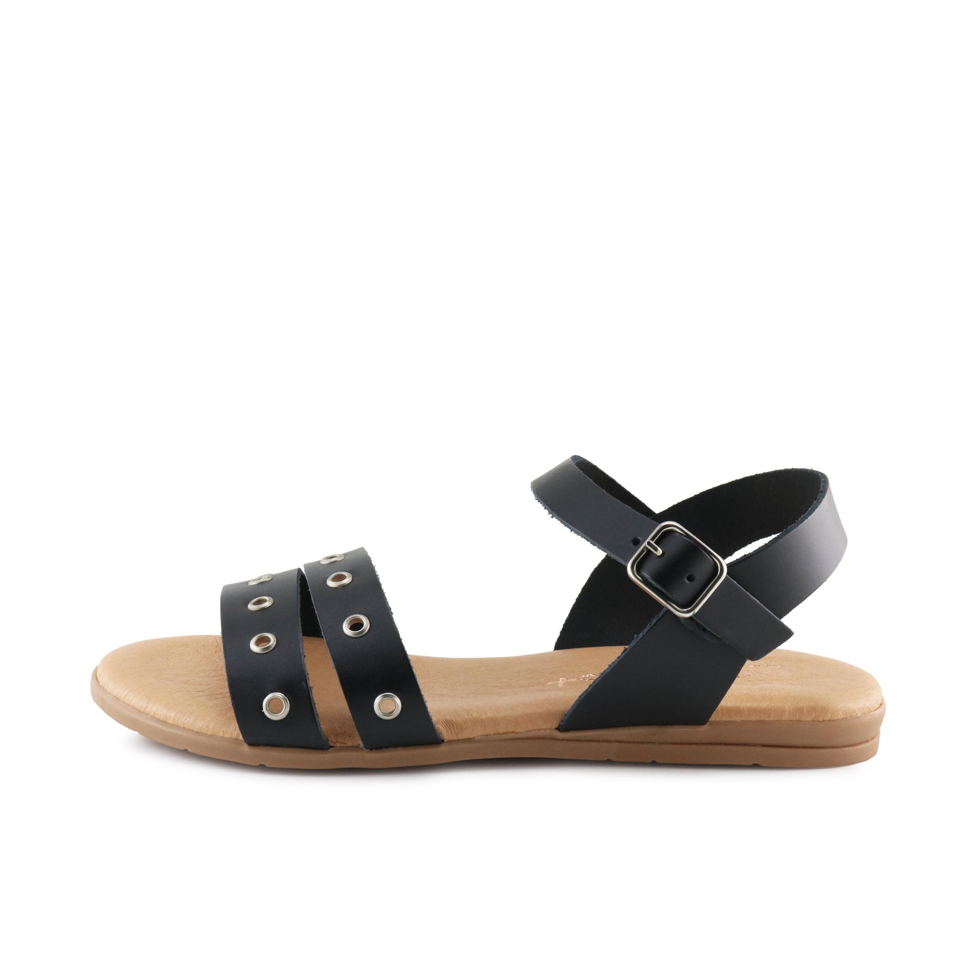 Sandalia plana negro con hebilla 1071 de Pepa & Cris - 1071-20-1.jpg