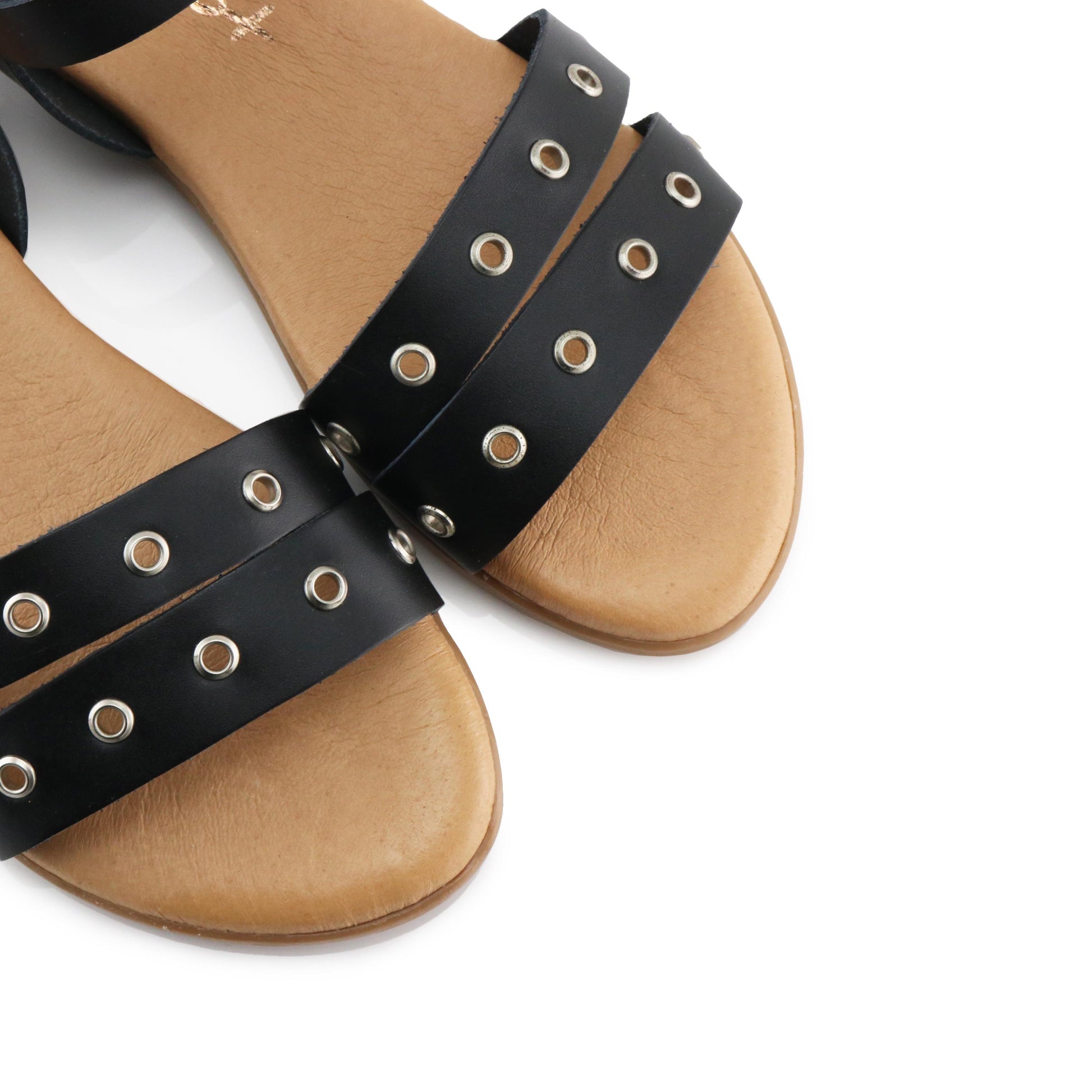 Sandalia plana negro con hebilla 1071 de Pepa & Cris - 1071-20-6.jpg