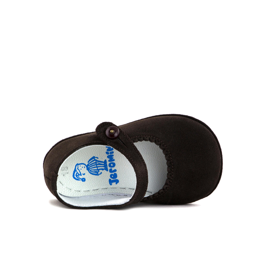 Mercedita serraje marrón con botón SP115 de Jeromín - SP115-26-6.jpg