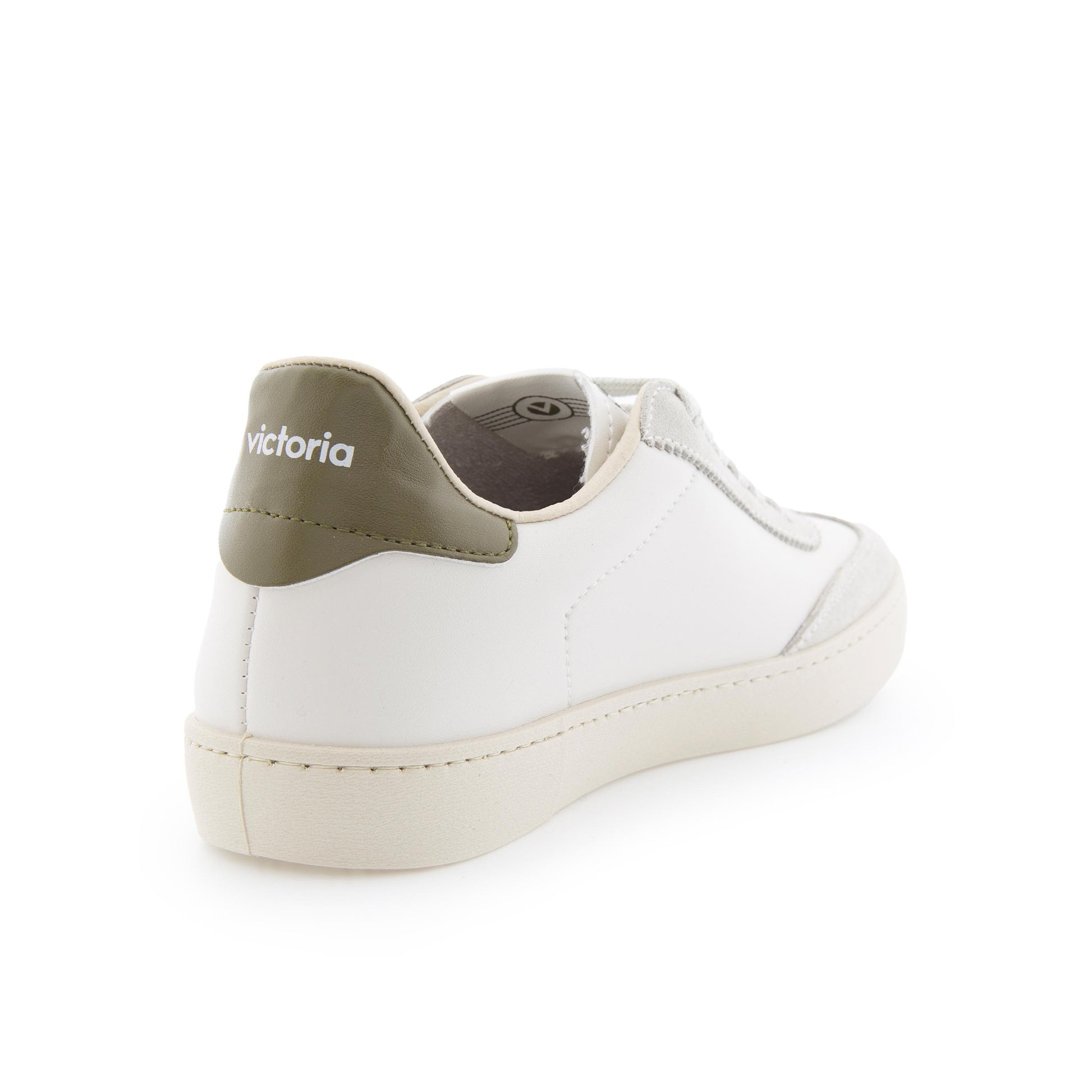 Deportiva blanco/kaki con cordón 1126184 de Victoria - 1126184-435-3.jpg