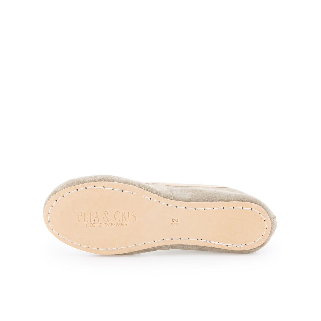 Bailarina serraje piedra con lazo 113 de Pepa & Cris - 113-352-4.jpg