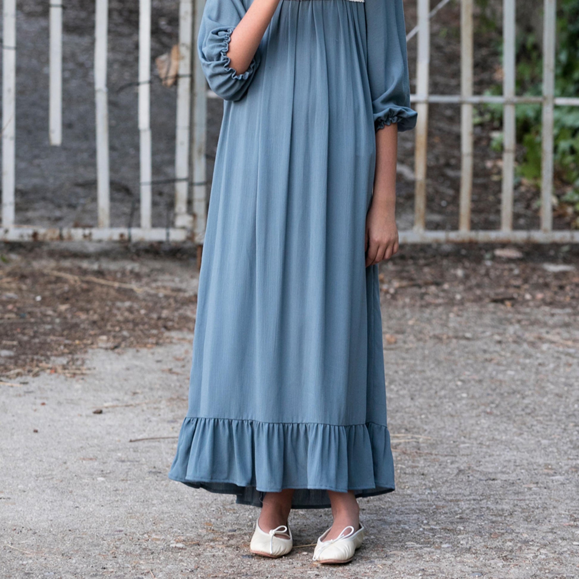 Bailarina beige con lazo 113 de Pepa & Cris - Zapatilla ballet piel beige suela dura 