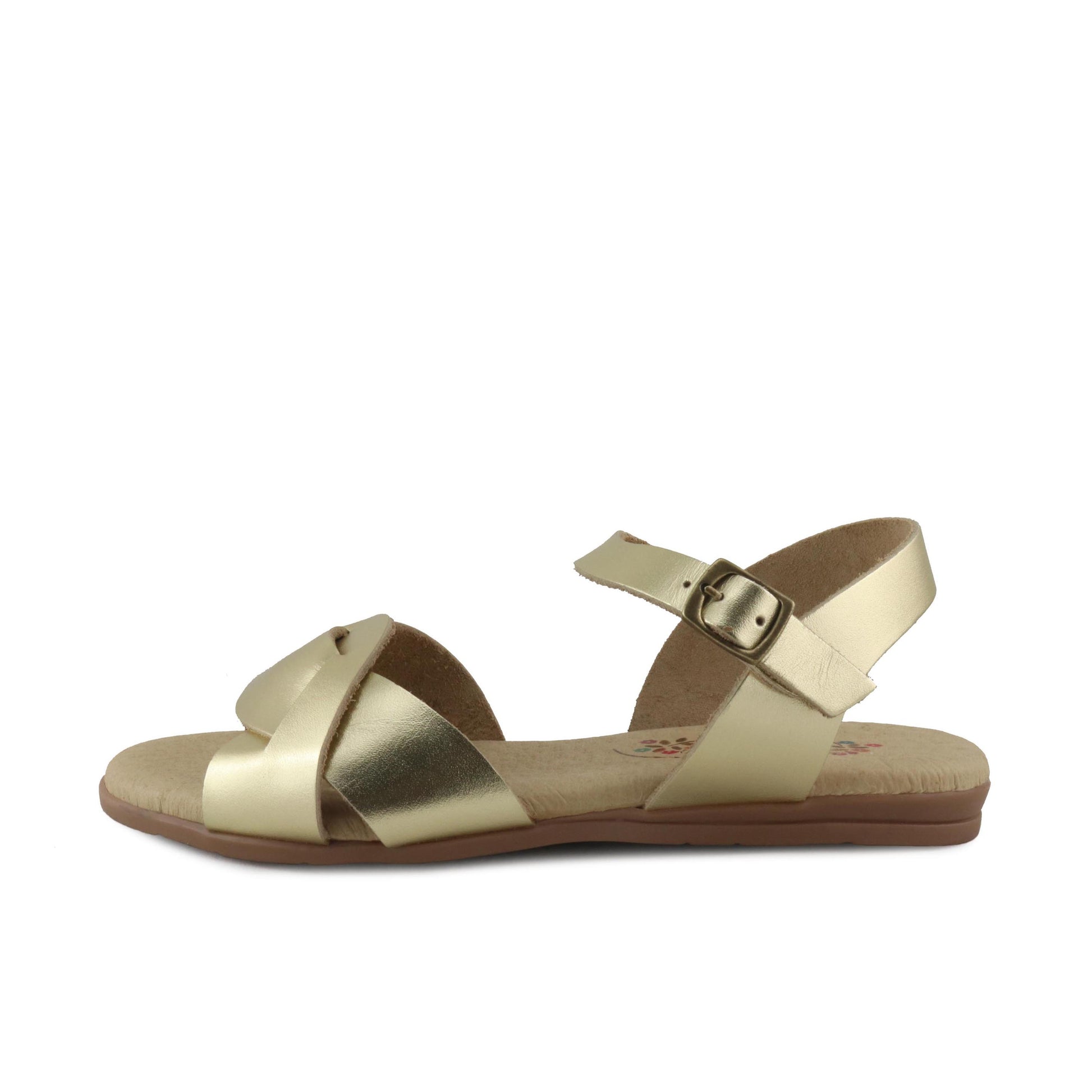 Sandalia plana platino con hebilla 1132 de Pepa & Cris - 1132-298-1.jpg