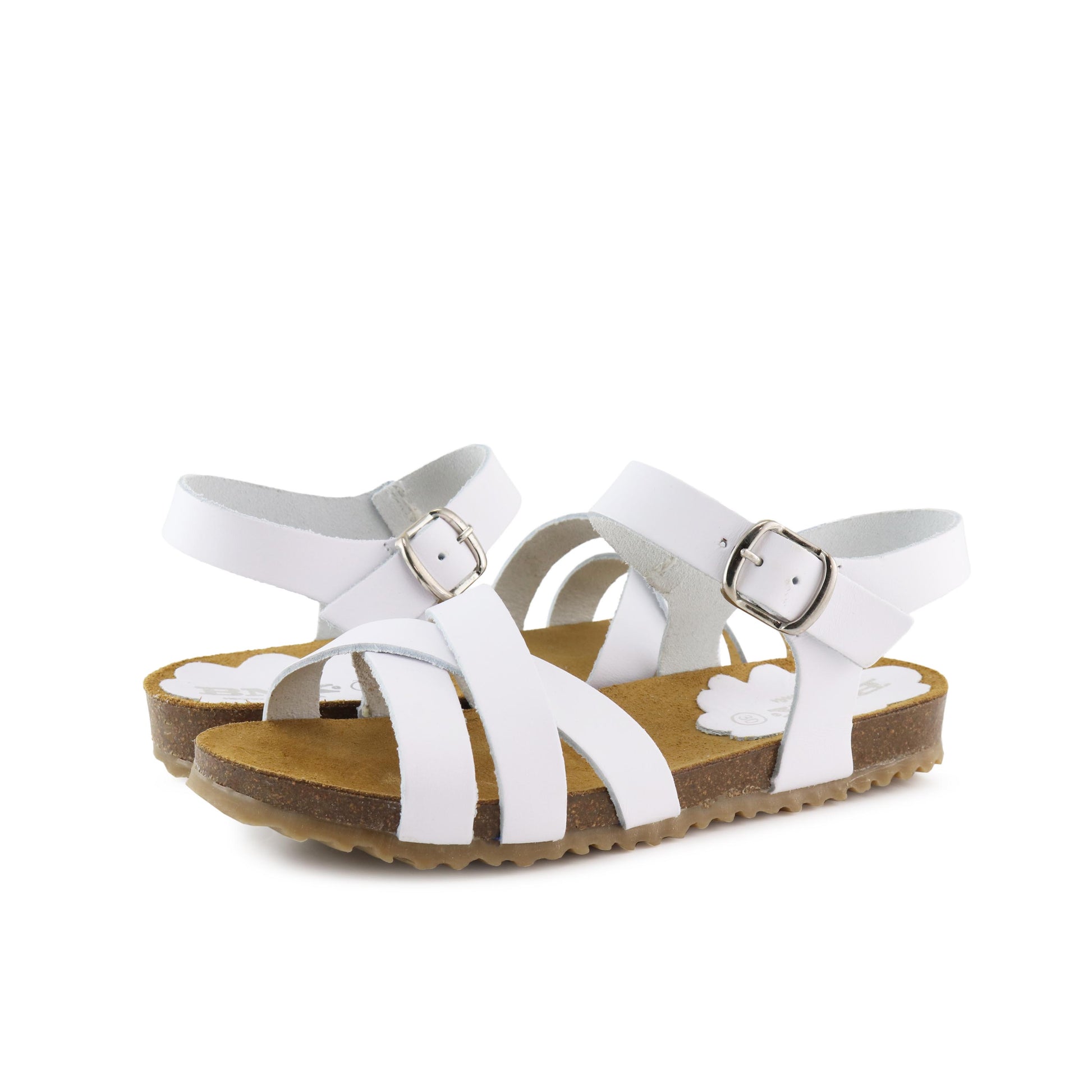 Sandalia plana blanco con hebilla 11506 de Pepa & Cris - 11506-30-2.jpg