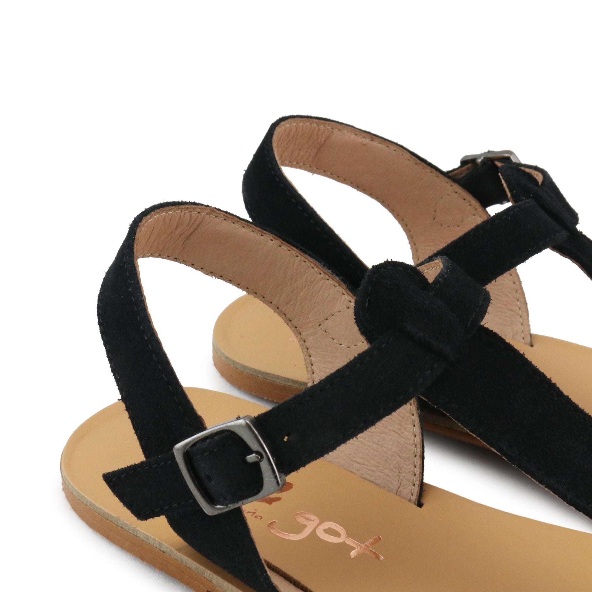 Sandalia plana ante negro con hebilla 1177 Pepa&Cris - 1177-31-5.jpg