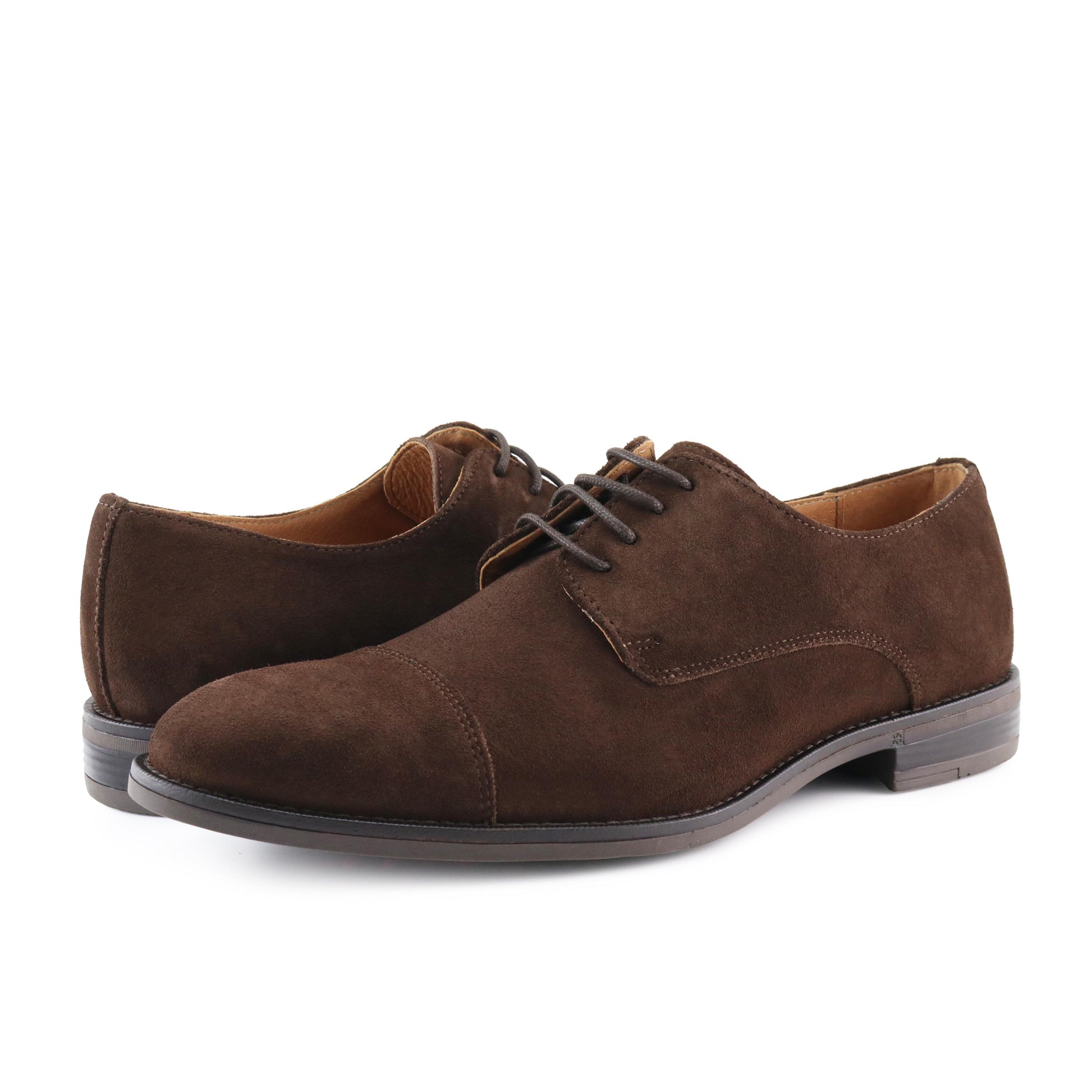Blucher liso elegante ante marrón con cordón 121099 Ric Bel - 121099-26-2.jpg