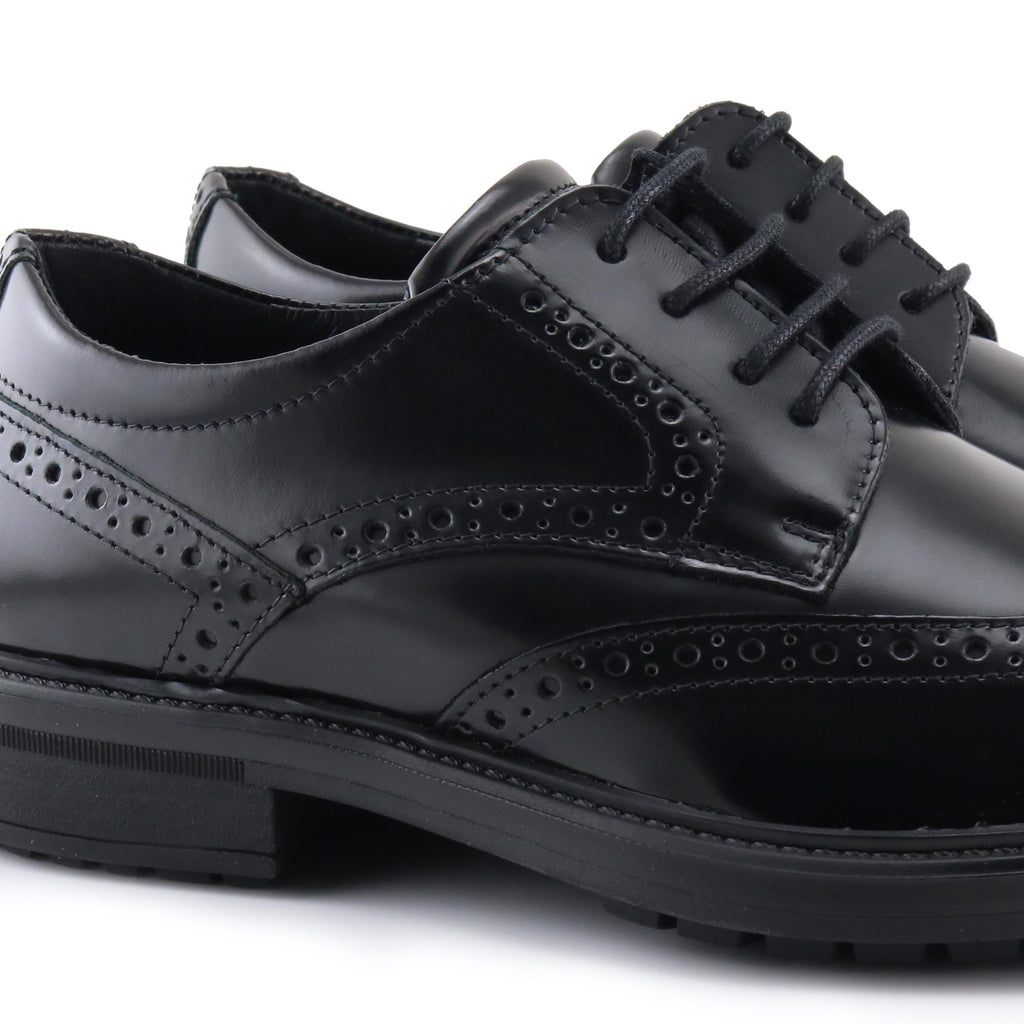 Blucher picado elegante flo negro con cordón 121477 Ric Bel - 121477-29-5.jpg