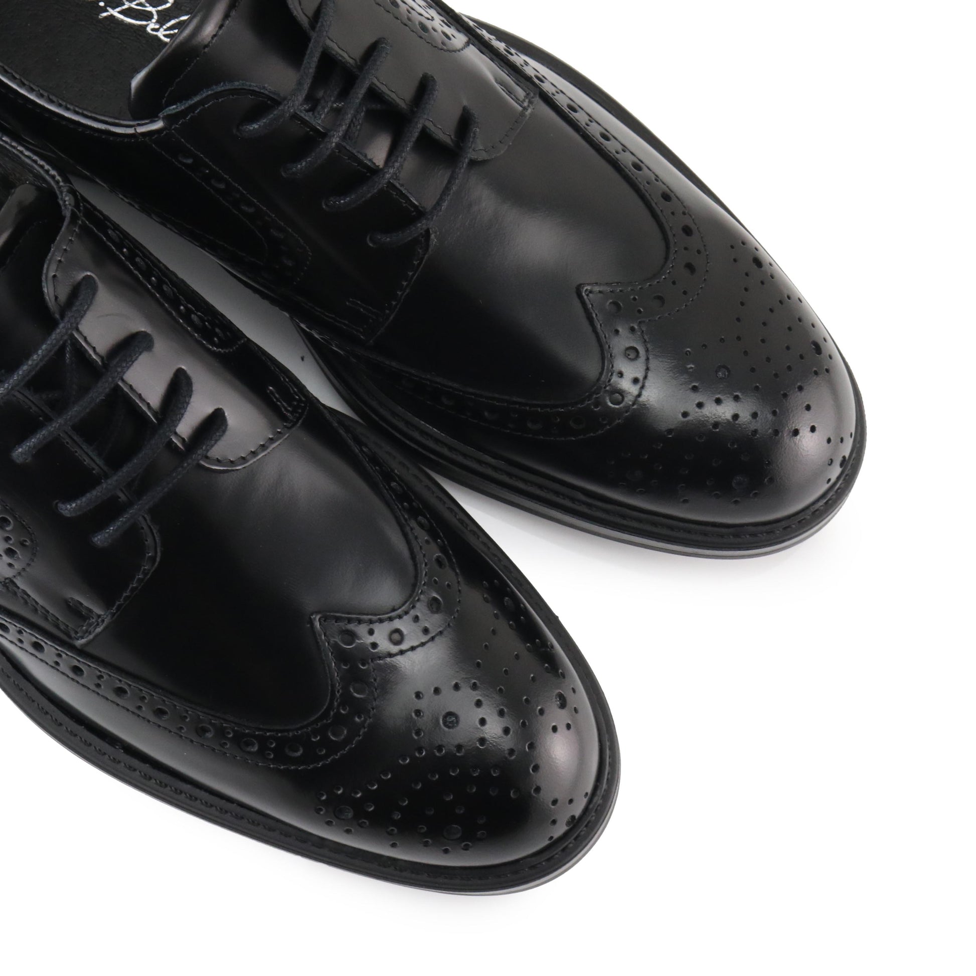 Blucher picado elegante flo negro con cordón 121477 Ric Bel - 121477-29-6.jpg