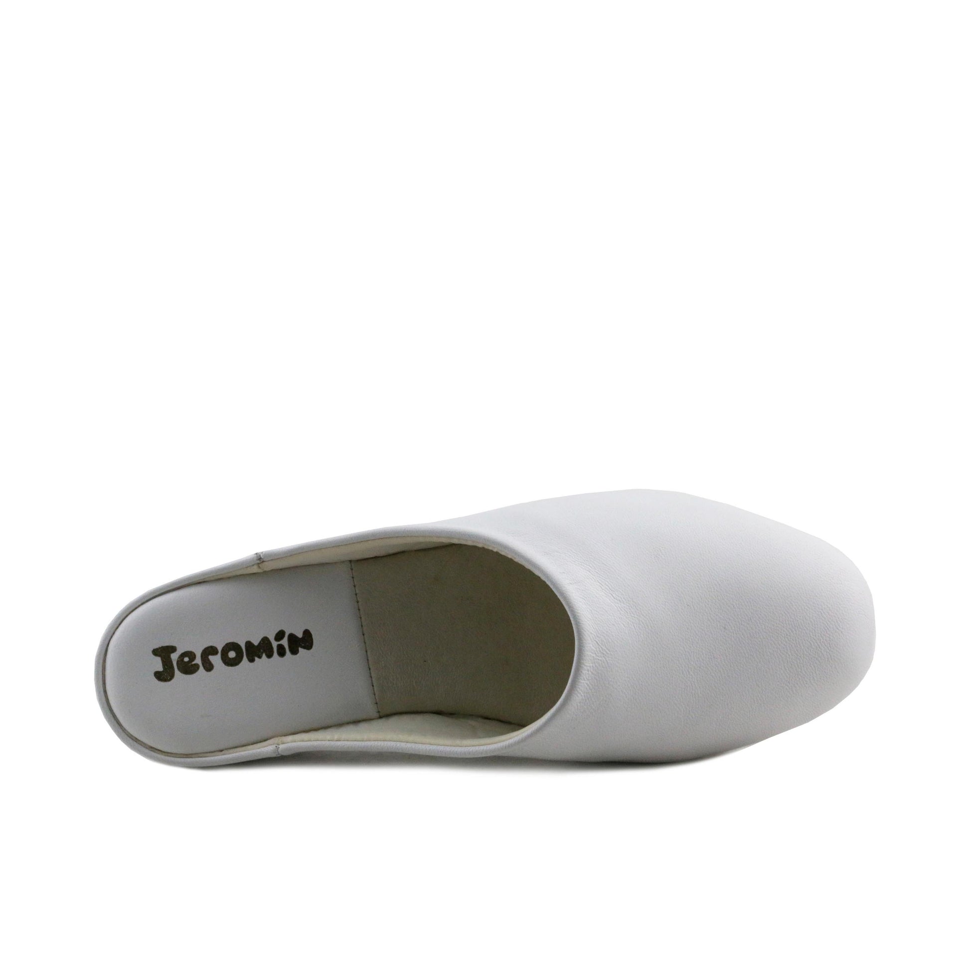 Zapatilla para casa destalonada blanco 1220 de Jeromín - 1220-30-5.jpg