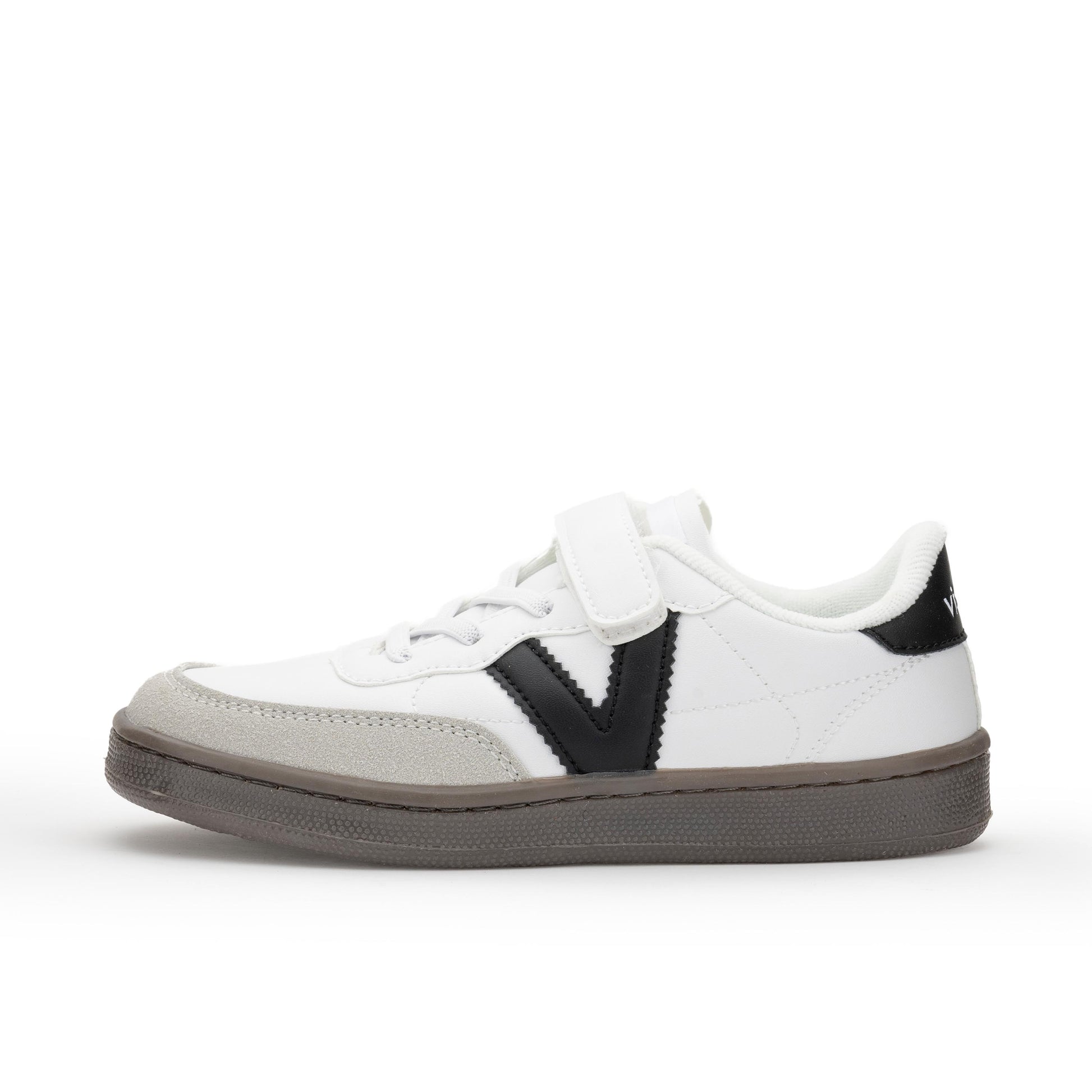 Deportiva blanco/negro con cordón y velcro 1256100 Victoria - 1256100-385-1.jpg