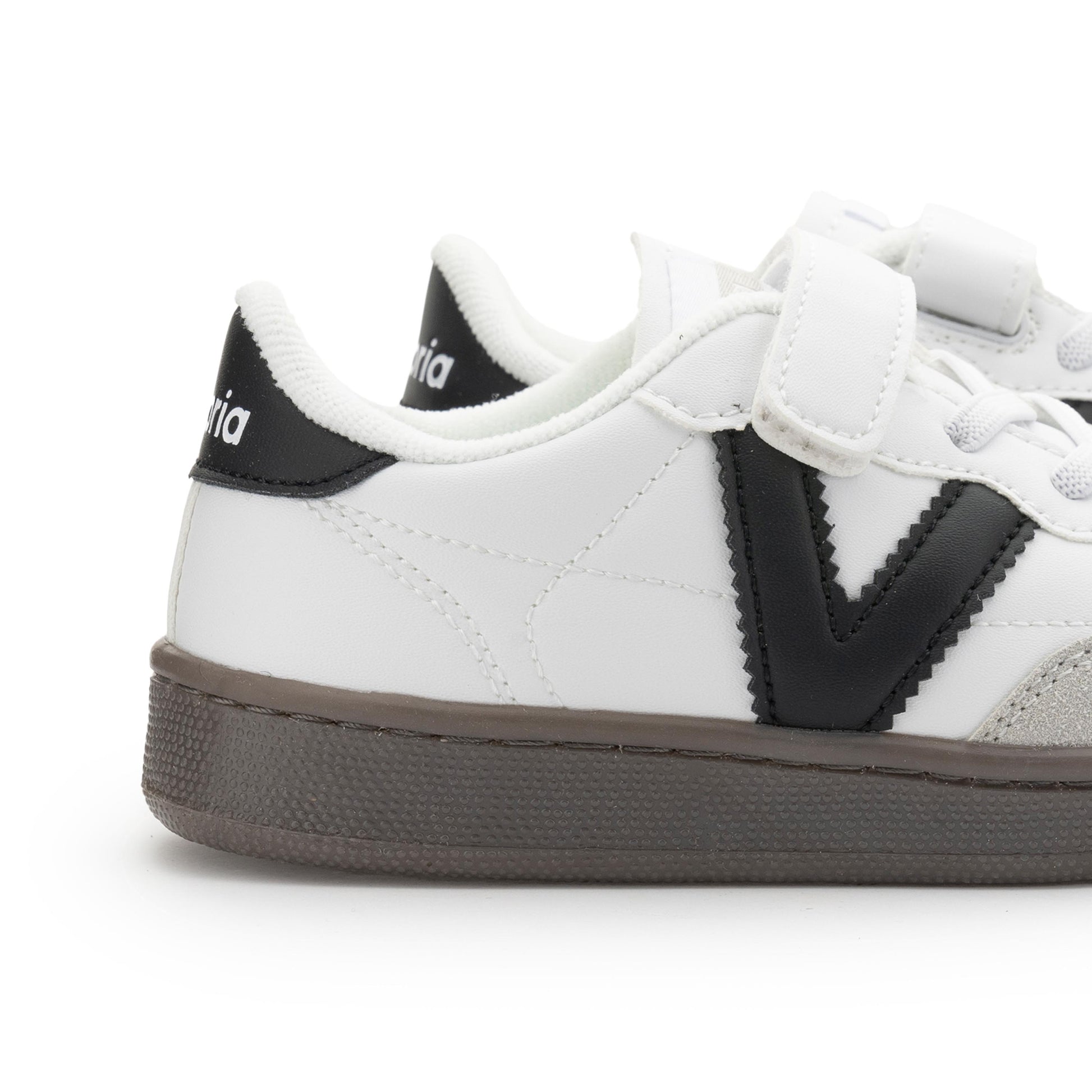 Deportiva blanco/negro con cordón y velcro 1256100 Victoria - 1256100-385-5.jpg