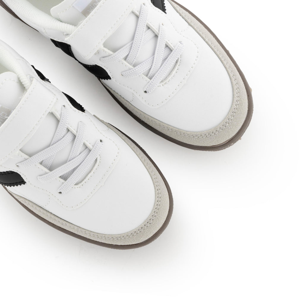 Deportiva blanco/negro con cordón y velcro 1256100 Victoria - 1256100-385-6.jpg