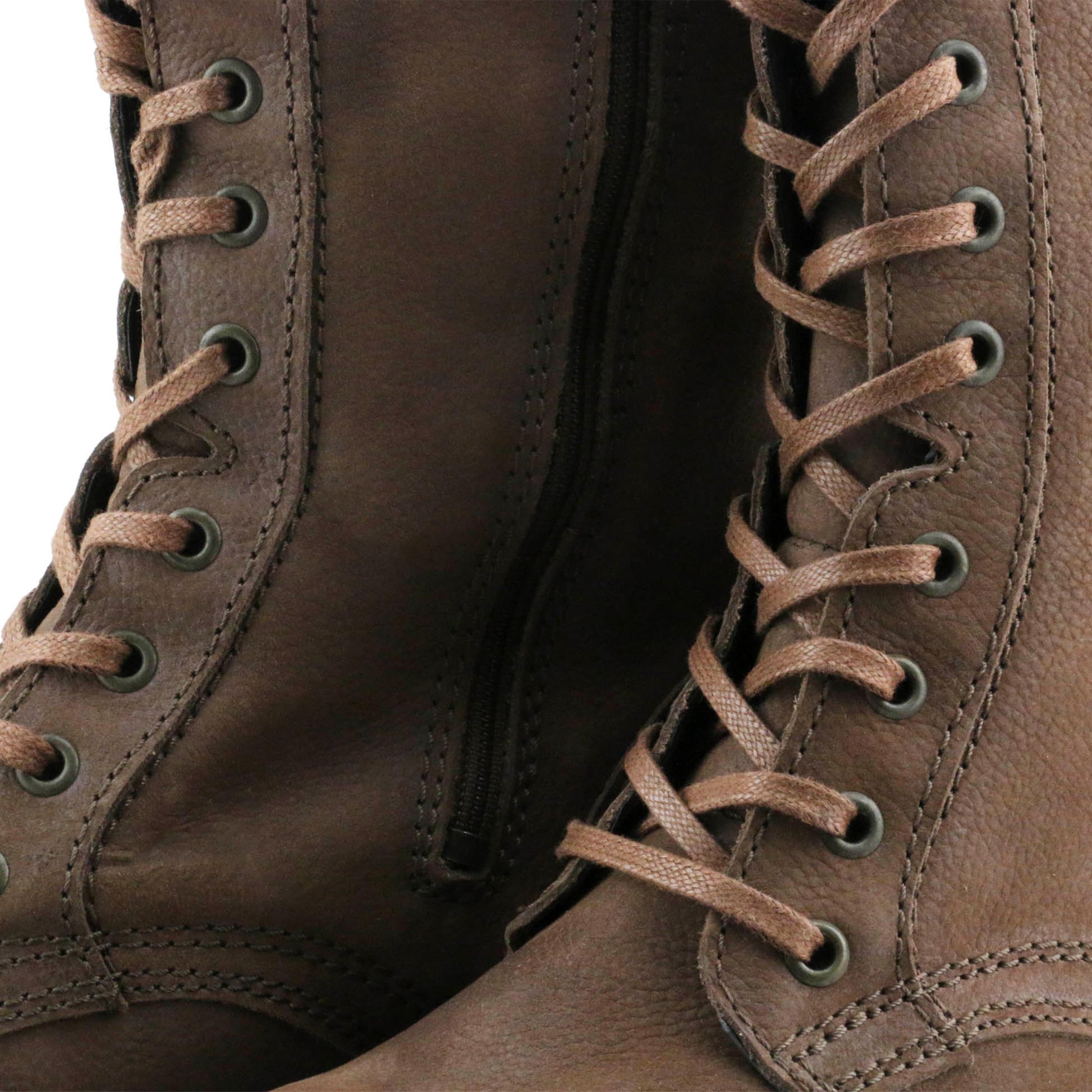 Bota plana marrón claro con cordón 1741 Jeromín - 1741-63-6.jpg