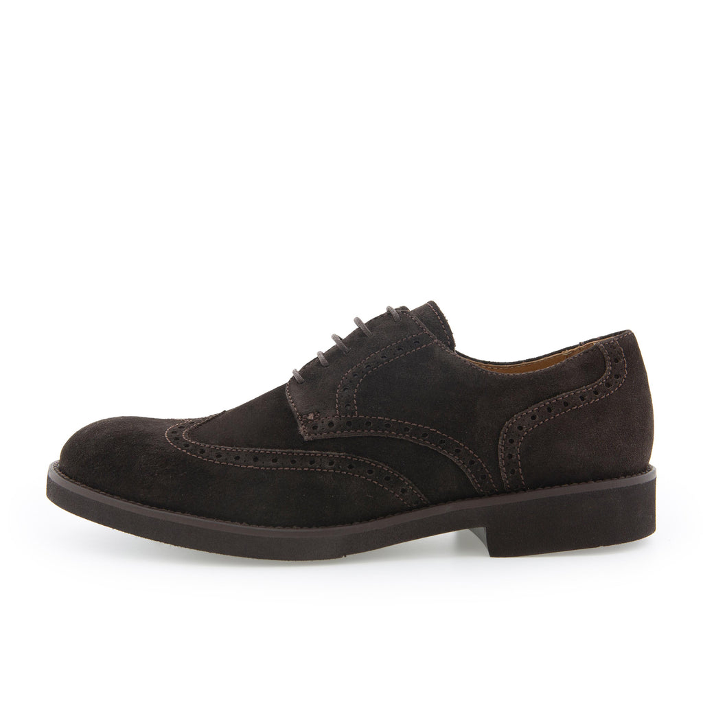 Blucher picado elegante ante marrón con cordón 1359 Pielsa - 1359-26-1.jpg