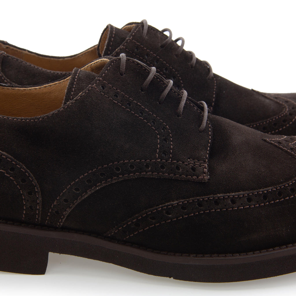 Blucher picado elegante ante marrón con cordón 1359 Pielsa - 1359-26-5.jpg