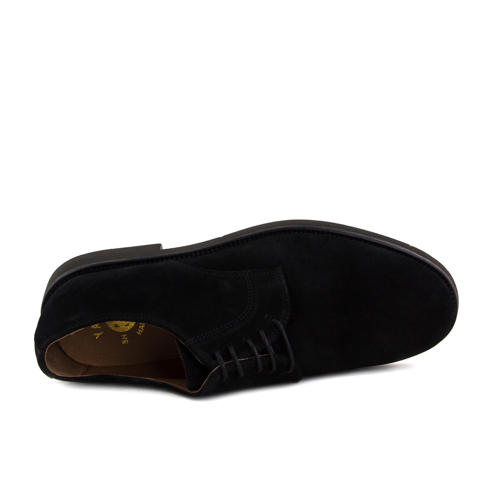 Blucher liso elegante ante negro con cordón 1360 Pielsa - 1360-31-6.jpg